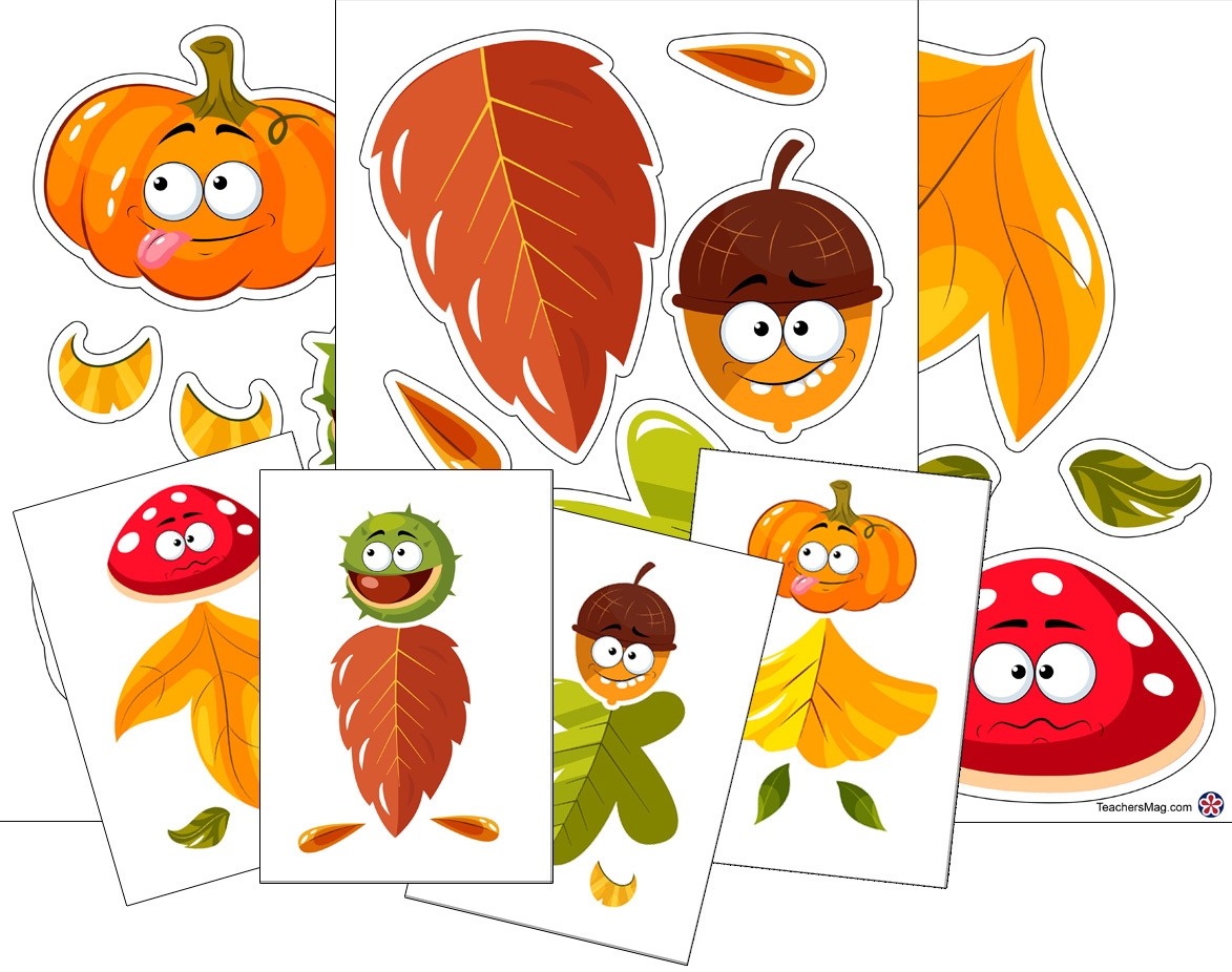 Free Printable Leaf Man Craft Template