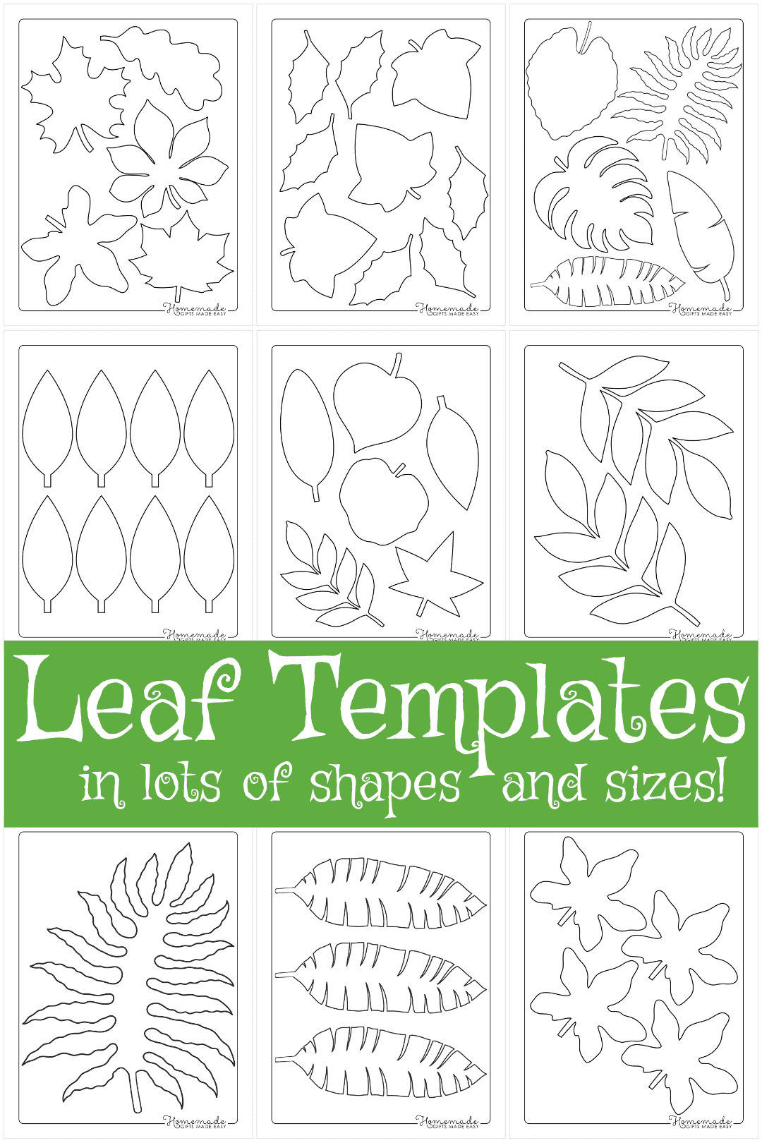 Free Printable Rose Leaf Template