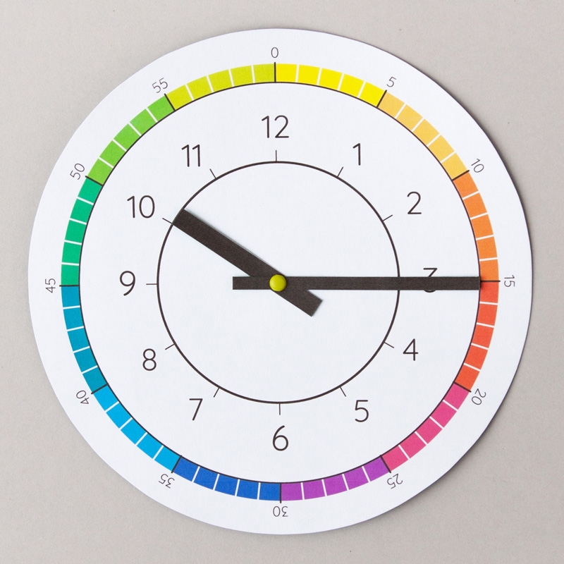 Free Printable Paper Clock Template