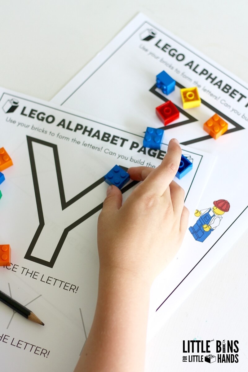 Free Printable Lego Alphabet Letters Template