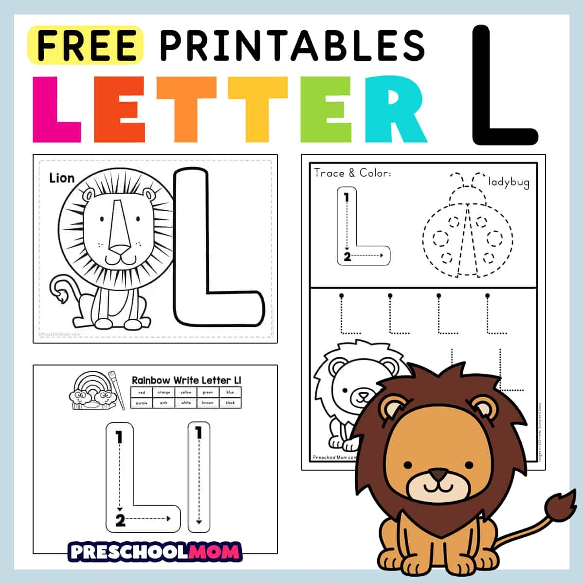 Free Printable Letter L Template