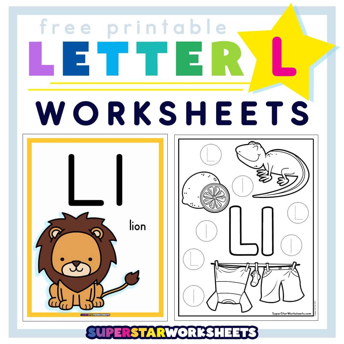 Free Printable Letter L Template