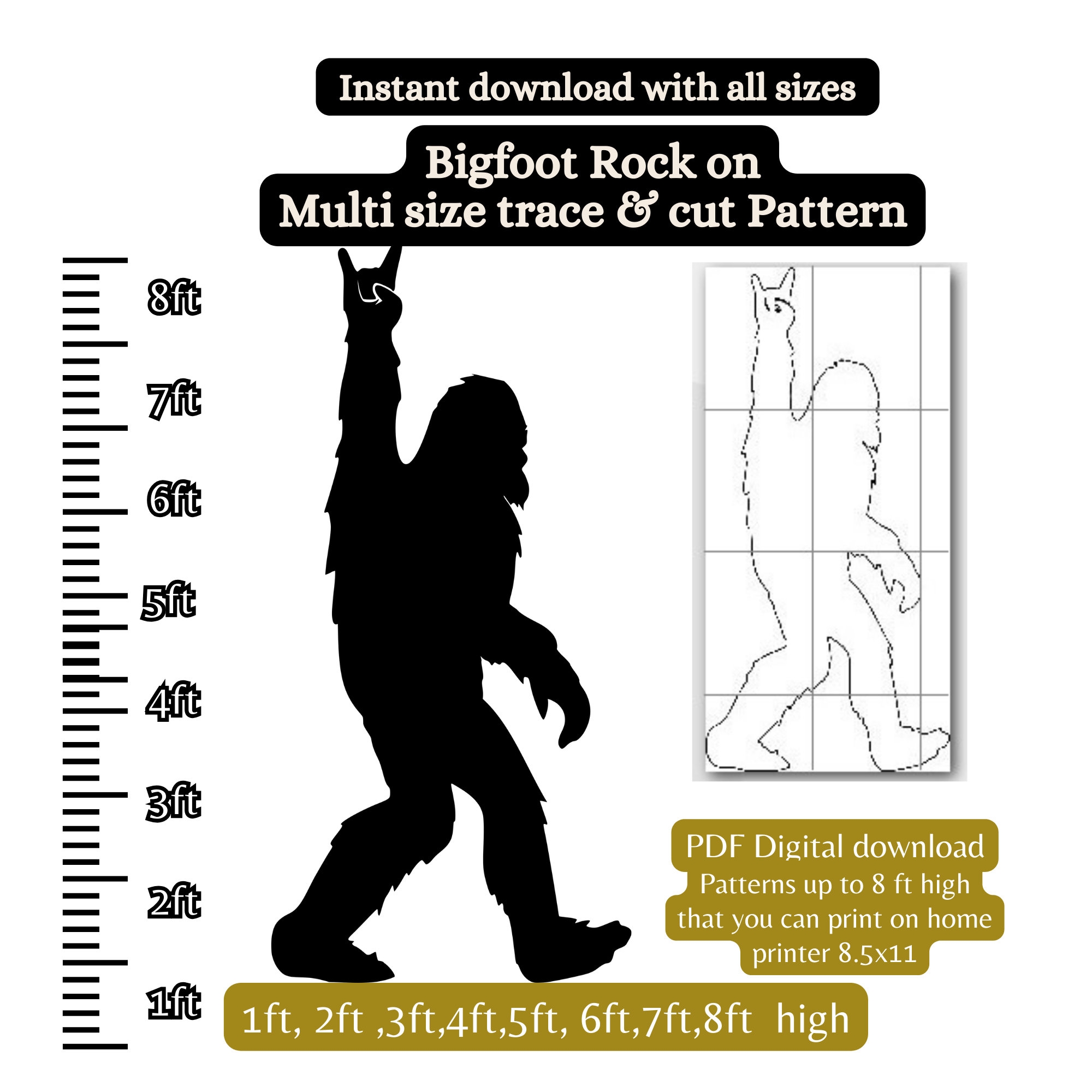 Free Printable Life Size Wood Templates