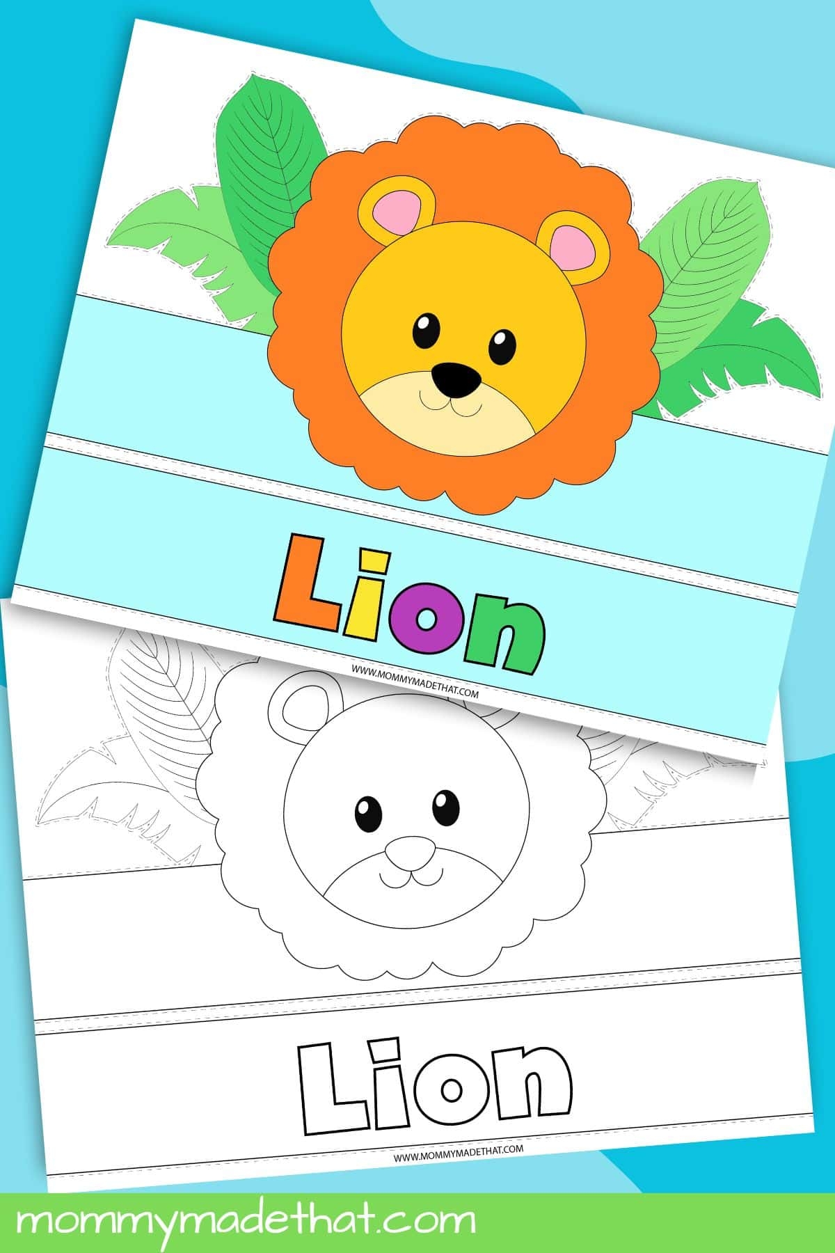 Lion Crown Template Free Printable 