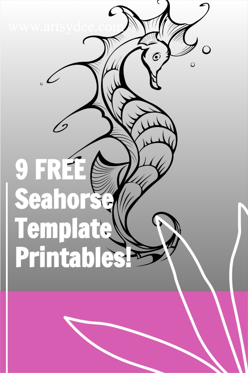Free Printable Seahorse Templates