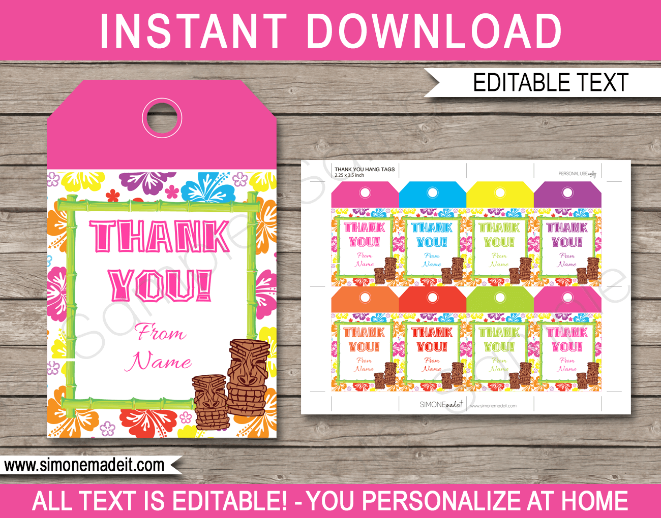 Free Printable Party Favor Tag Templates Free Printable Party Favor Tag Templates