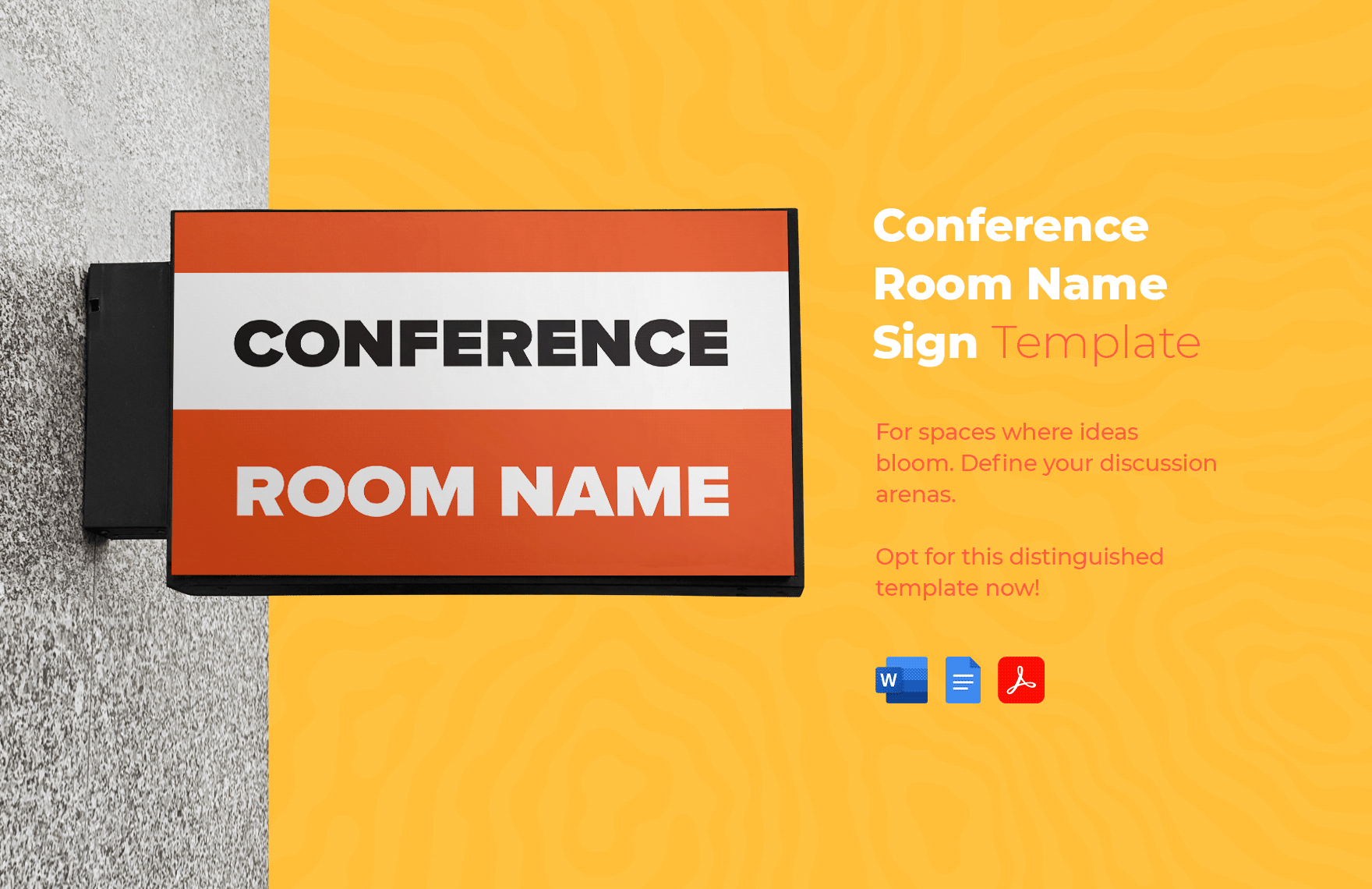 Mail Room Sign Template In Pages Word Illustrator PSD 