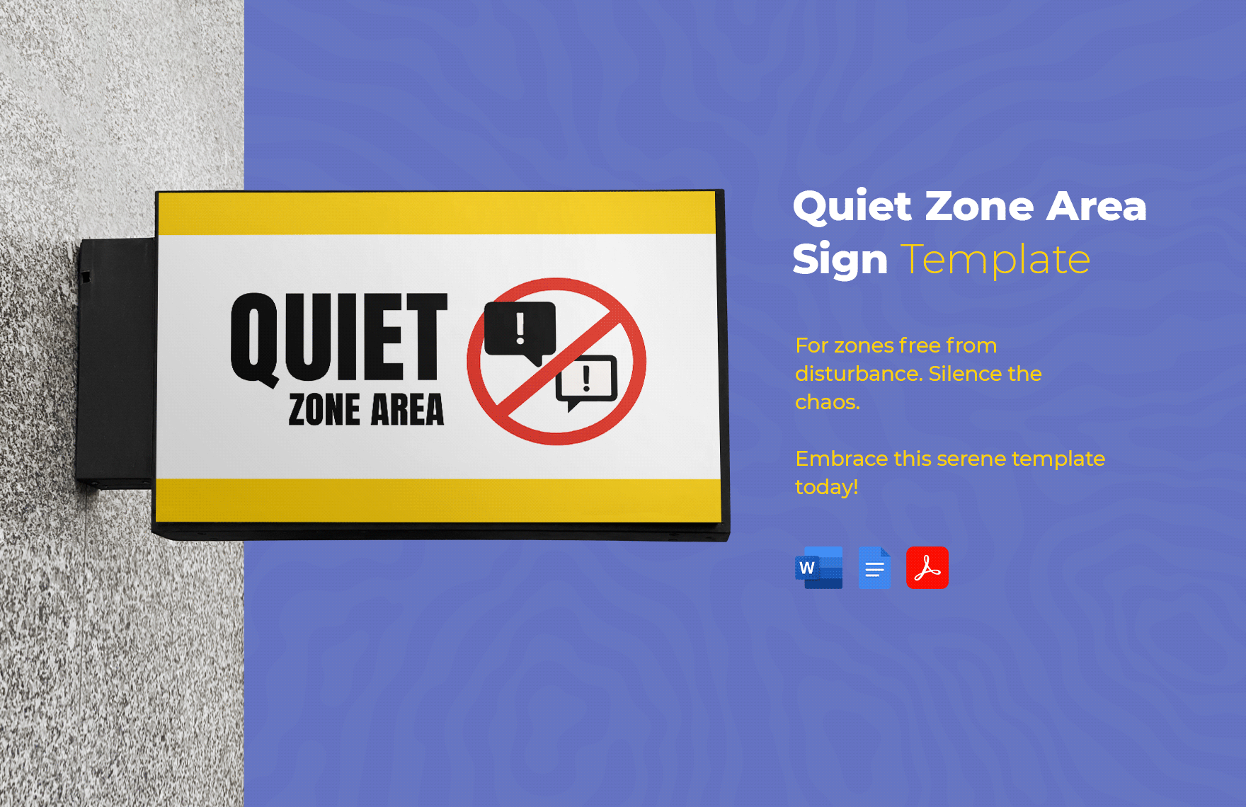 Mail Room Sign Template In Pages Word Illustrator PSD 