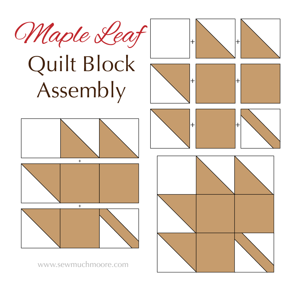 Free Printable Maple Leaf Quilt Template