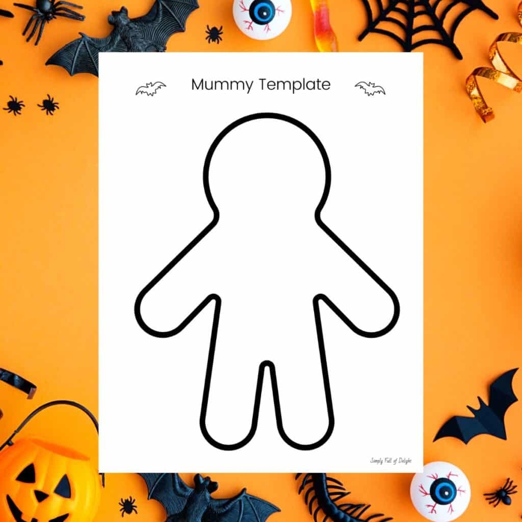 Free Printable Mummy Craft Template