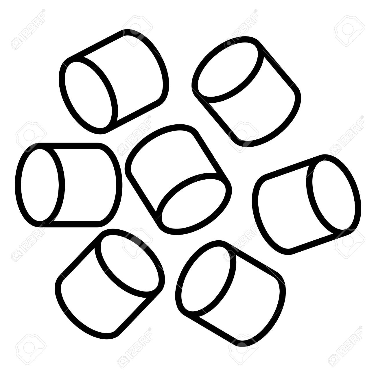 Marshmallow Icon Logo Vector Illustration Royalty Free SVG Cliparts Vectors And Stock Illustration Image 127670735 