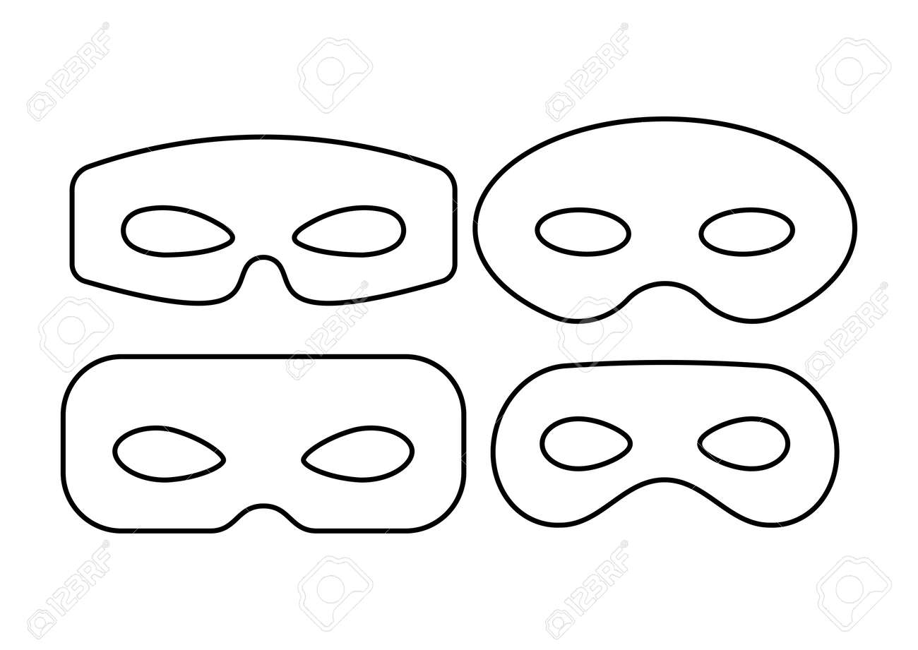 Free Printable Robber Mask Template