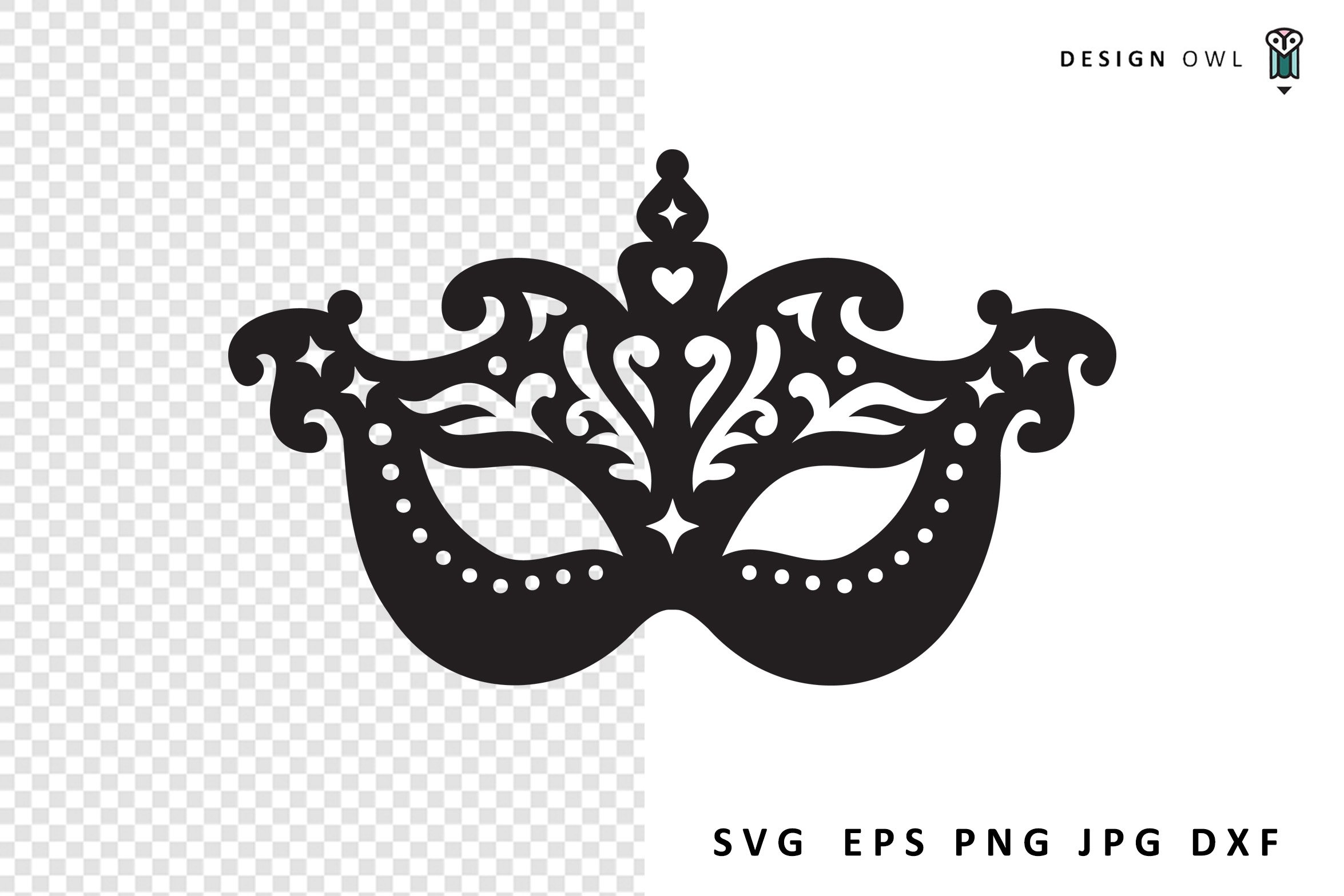 Masquerade Mask Fantasy SVG