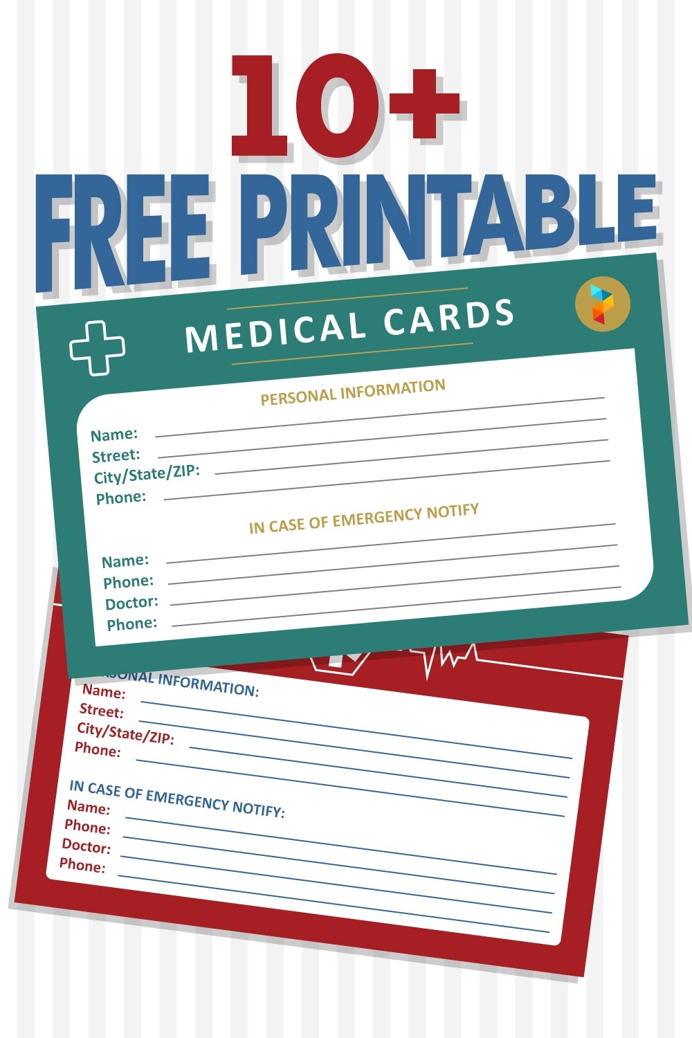 Free Printable Medical Card Template