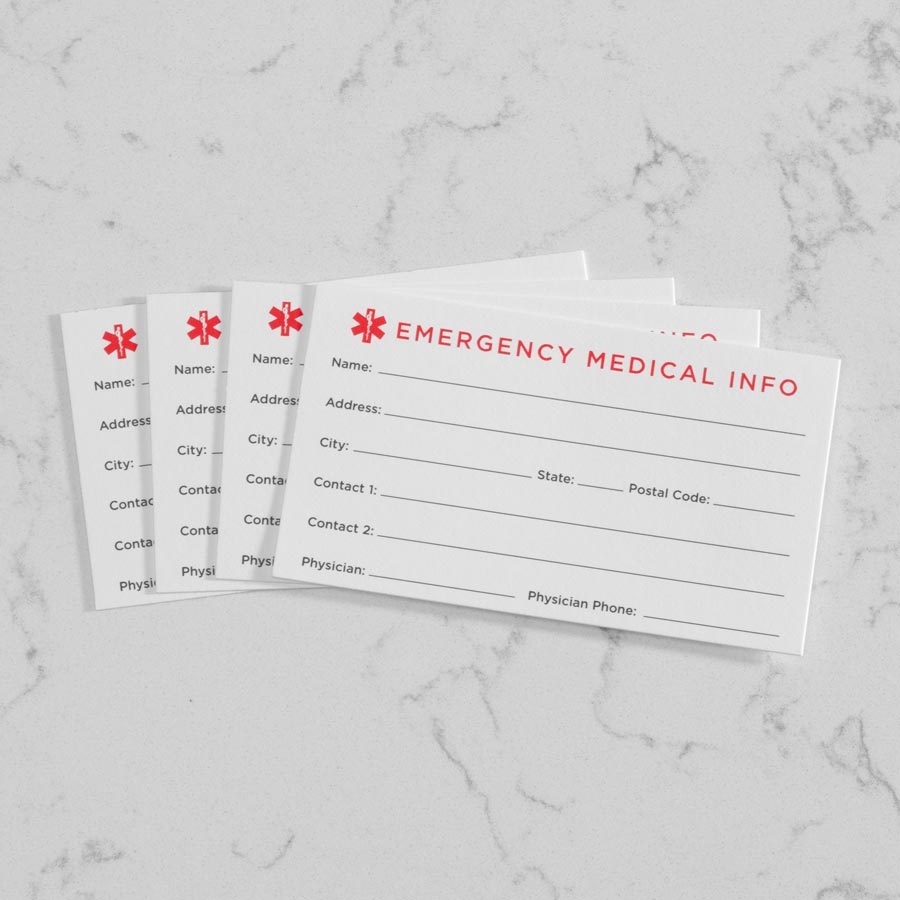Free Printable Medical Id Cards Templates