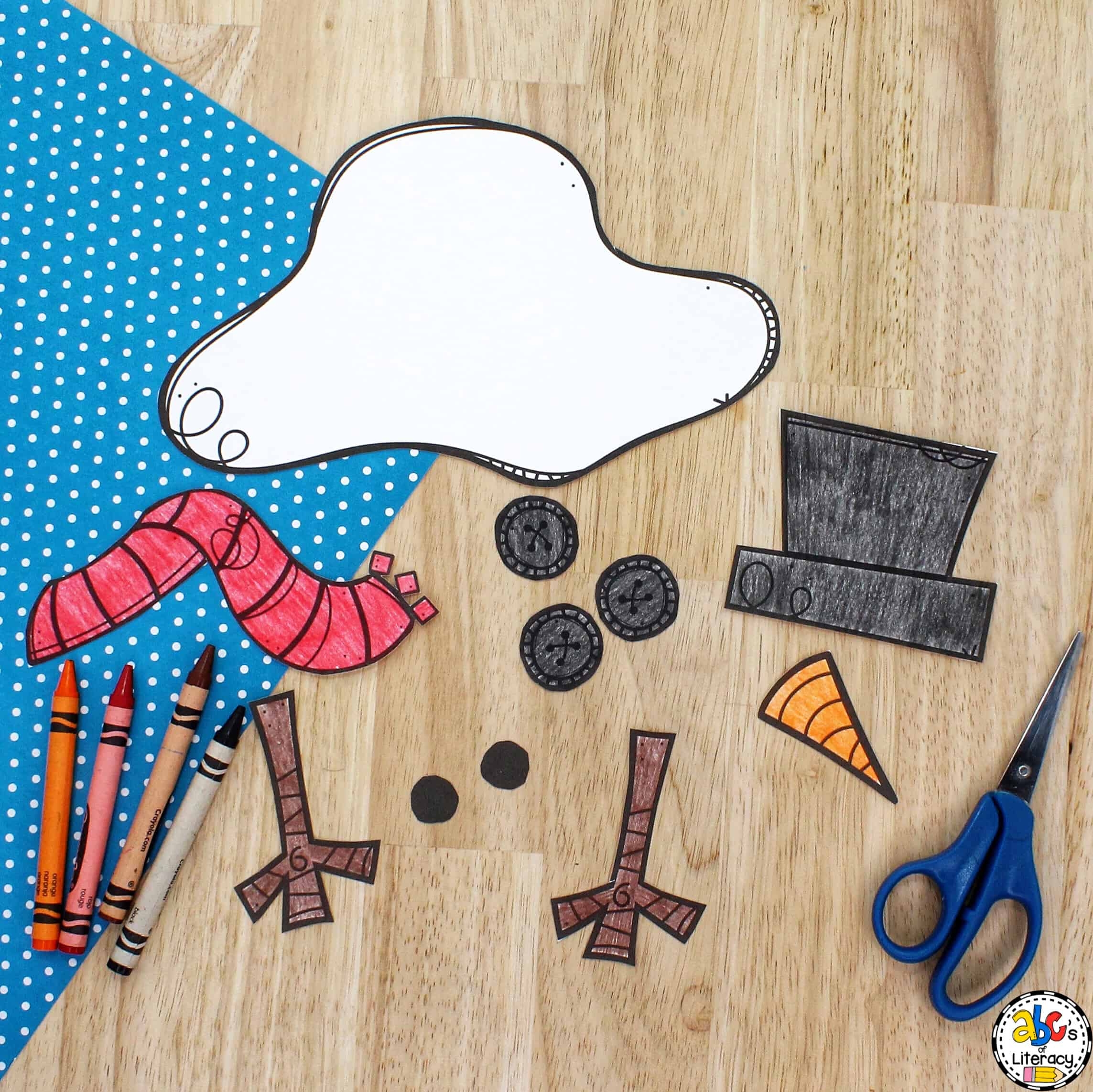 Melted Snowman Craft U0026 Writing Activity