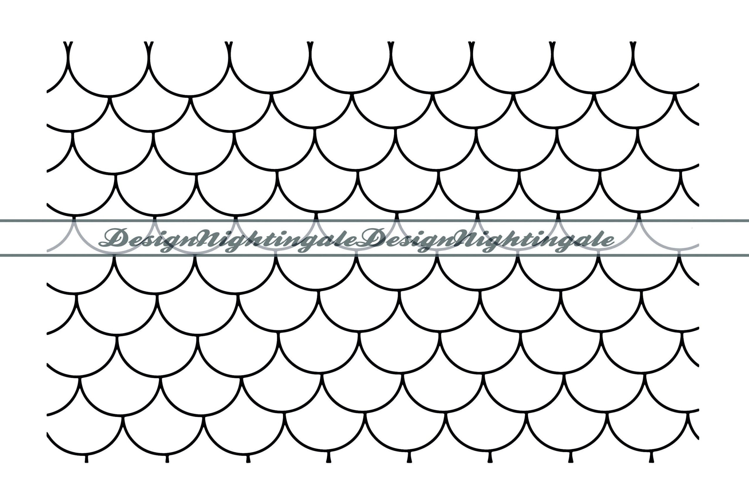 Free Printable Mermaid Scale Template