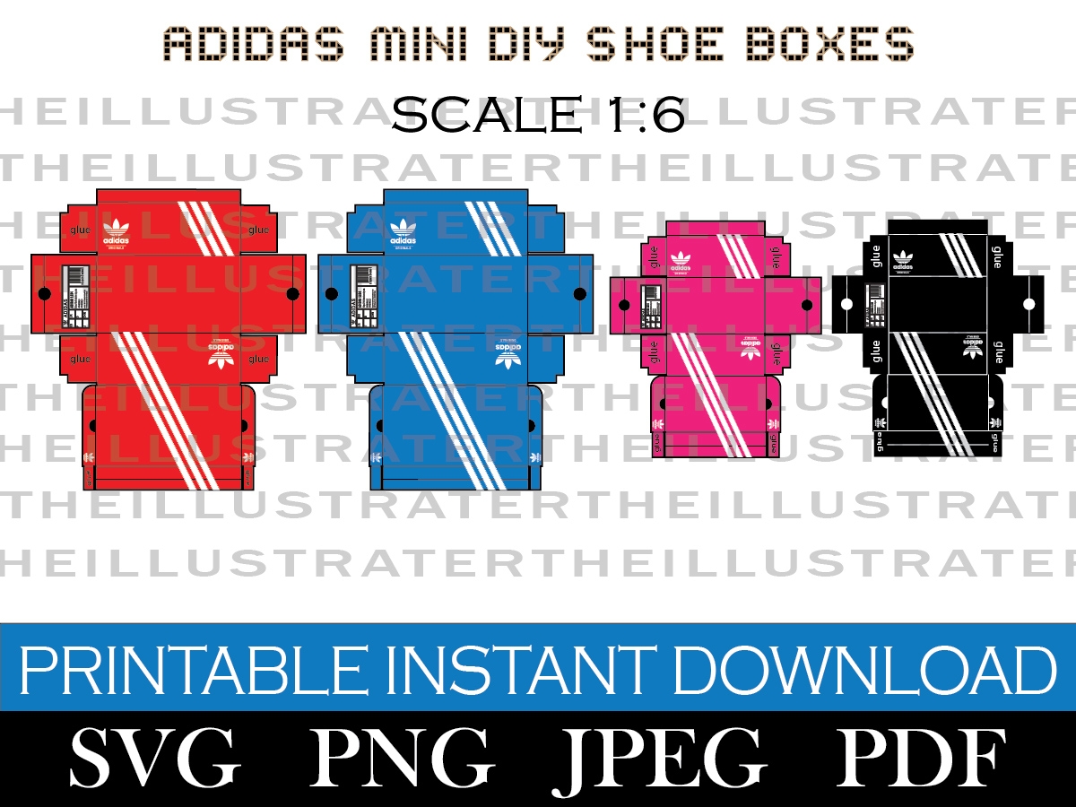 Free Printable Mini Shoe Box Template