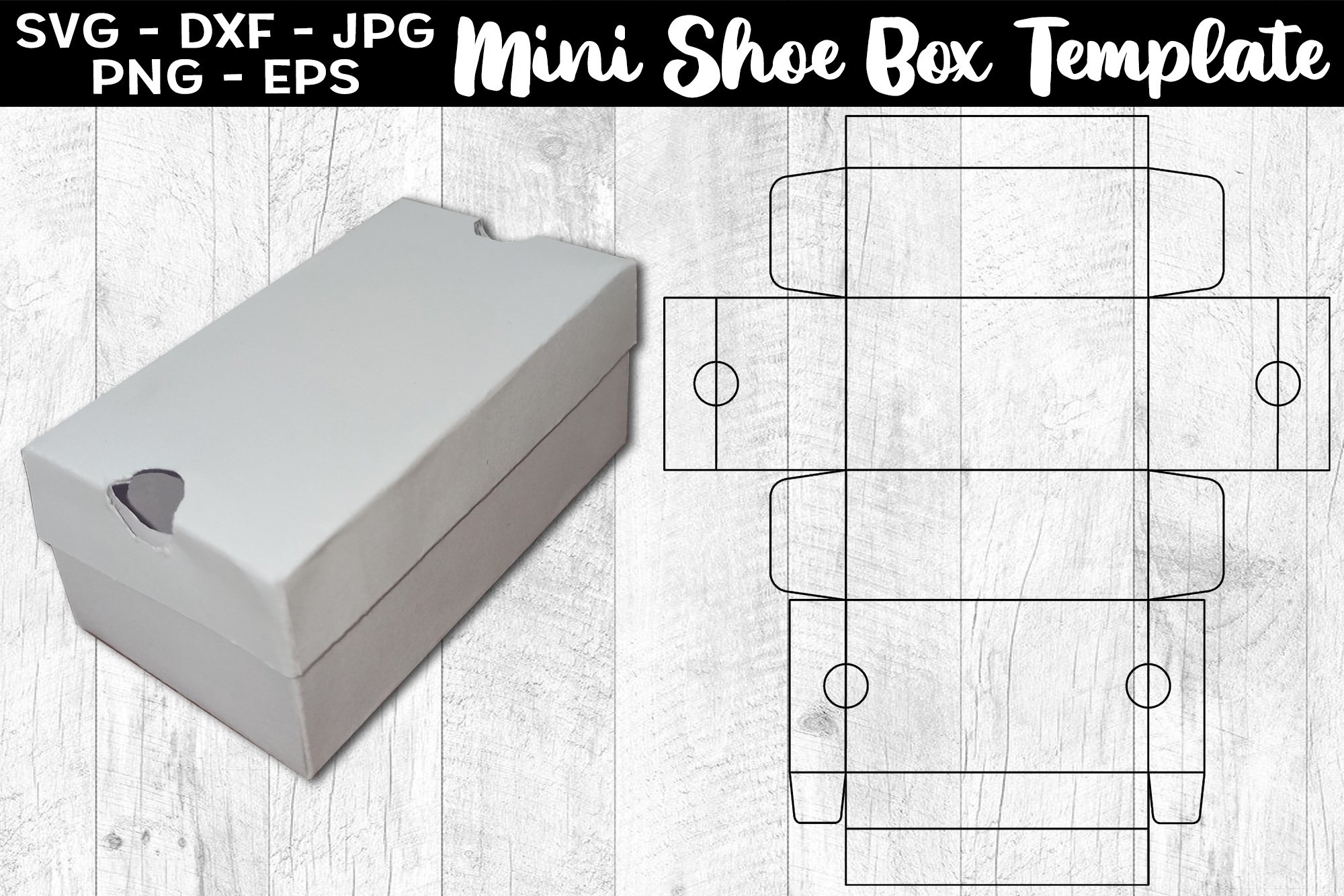 Free Printable Mini Shoe Box Template