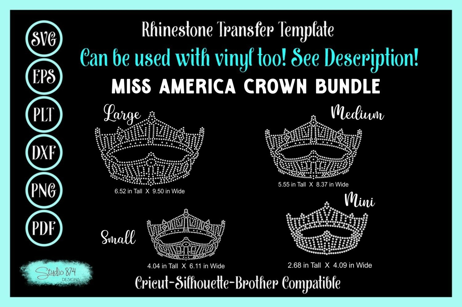 Free Printable Rhintestone Templates Crown