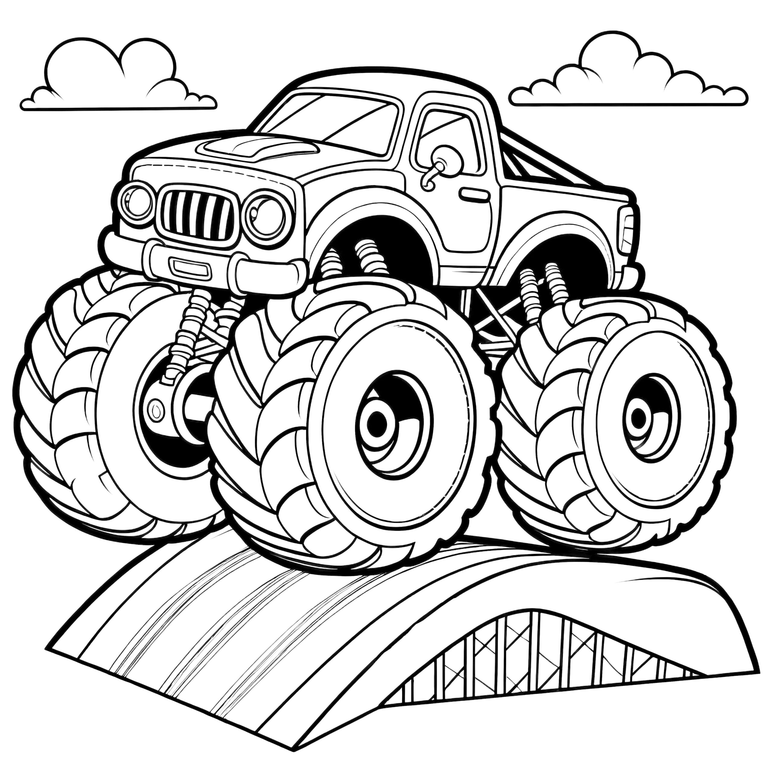 Free Printable Monster Truck Templates