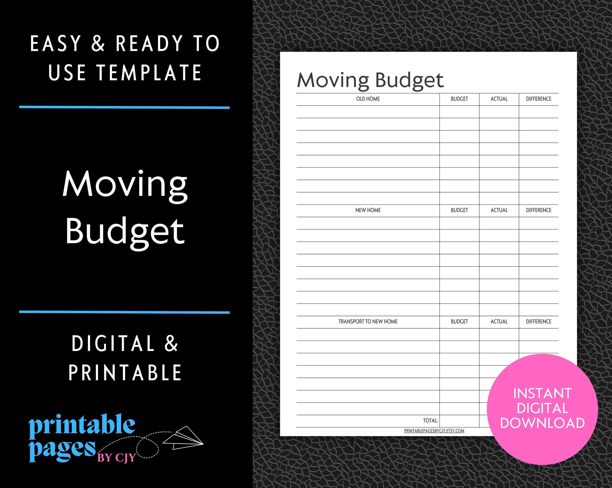Free Printable Moving Budget Spreadsheet Template Free Printable Moving Budget Spreadsheet Template