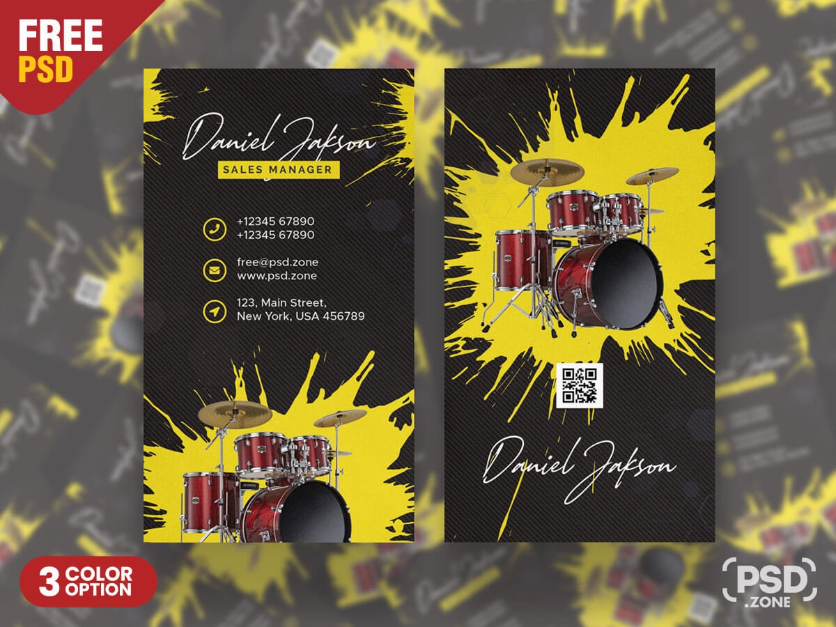 Free Printable Music Business Card Templates