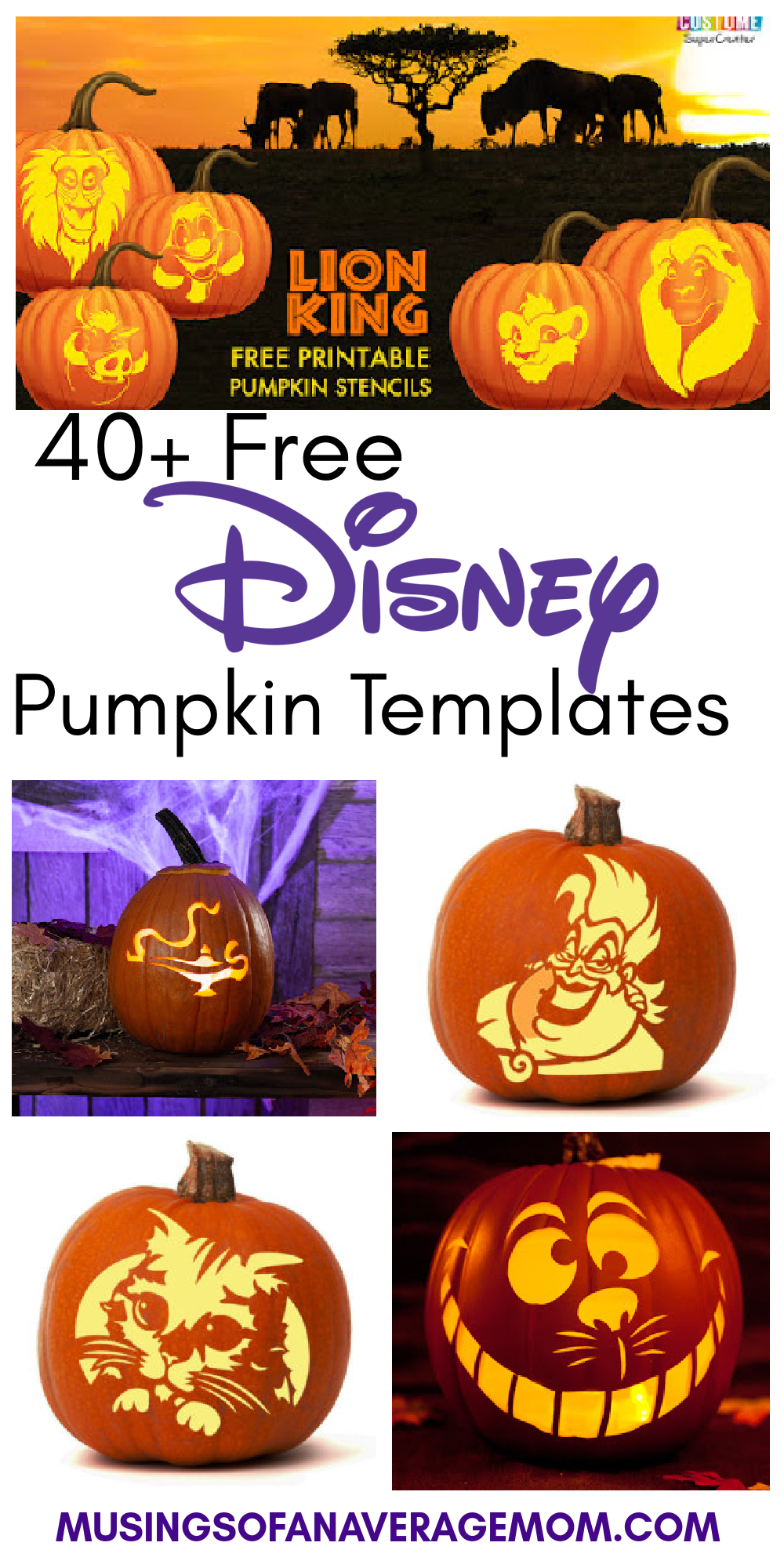 Free Printable Pumpkin Templates Disney