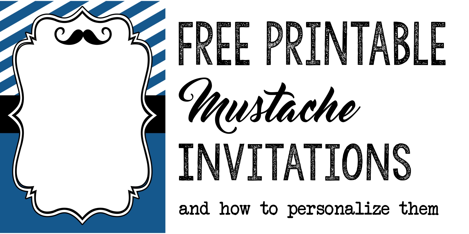 Mustache Party Baby Shower Or Birthday Invite Paper Trail Design Mustache Party Baby Shower Or Birthday Invite Paper Trail Design