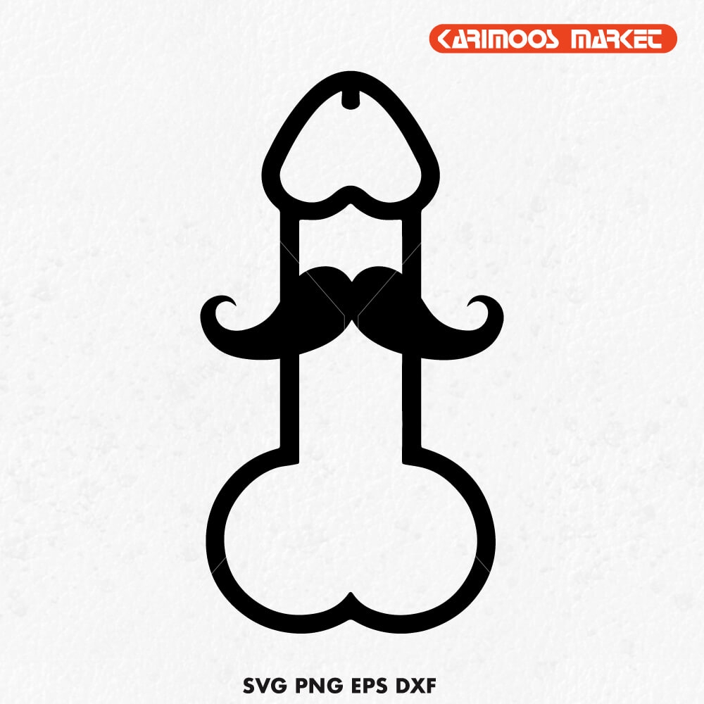 Mustache Penis SVG Karimoos Mustache Penis SVG Karimoos