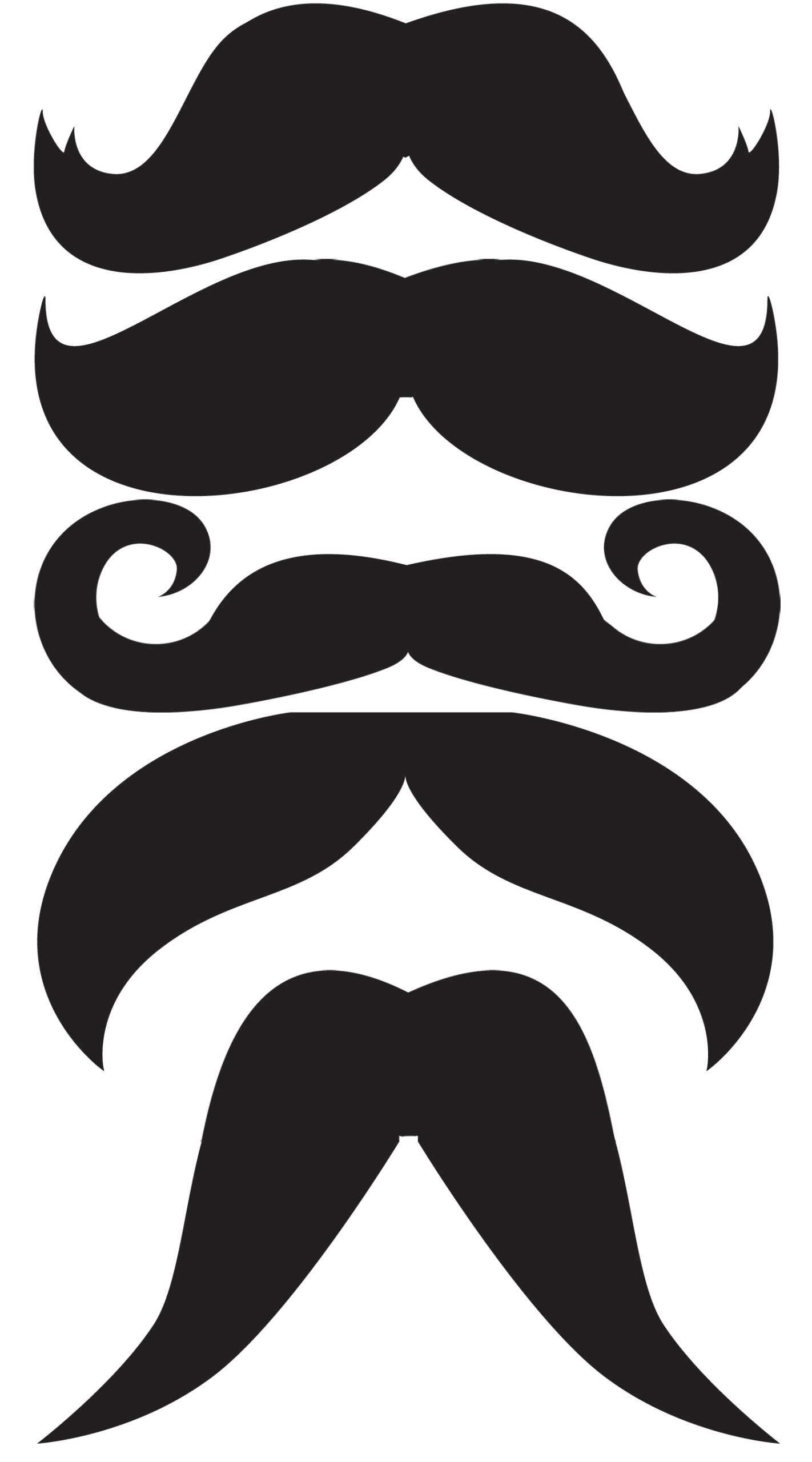 Free Printable Mustaches Template