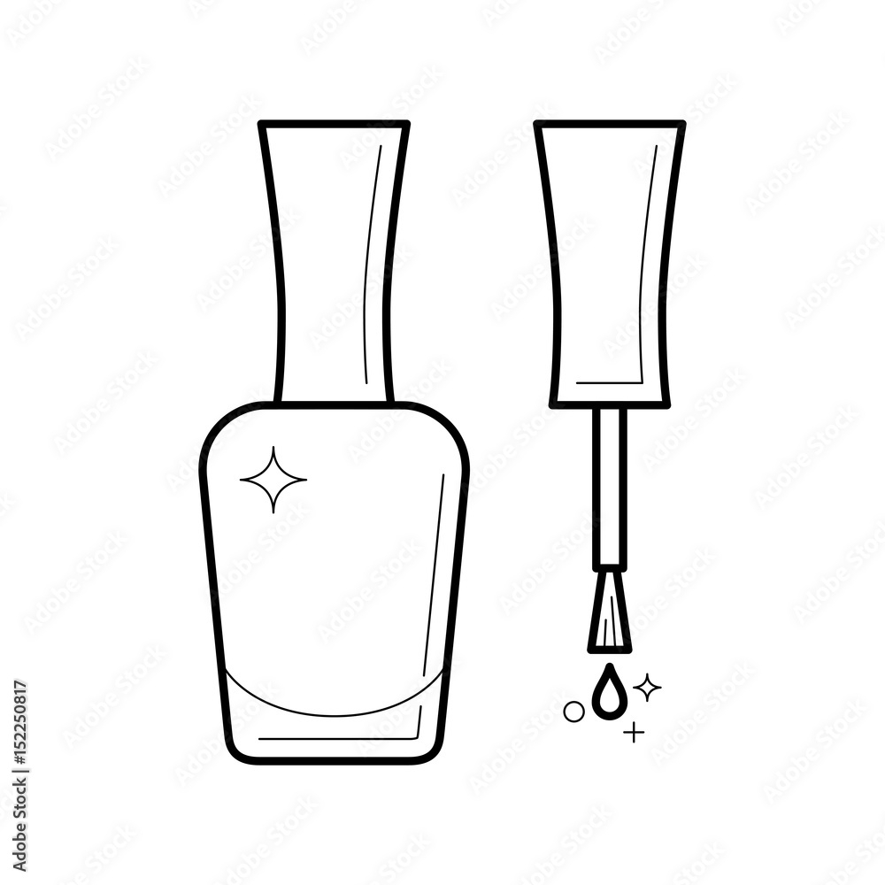 Free Printable Nail Polish Bottle Template