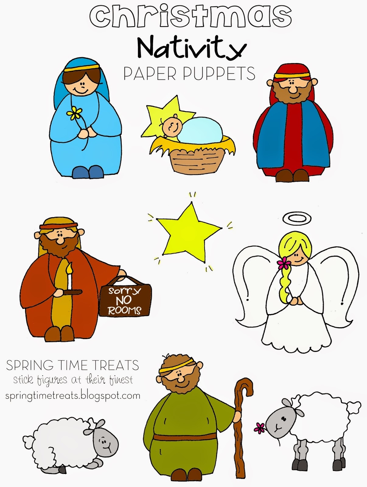 Free Printable Nativity Scene Templates Pdf