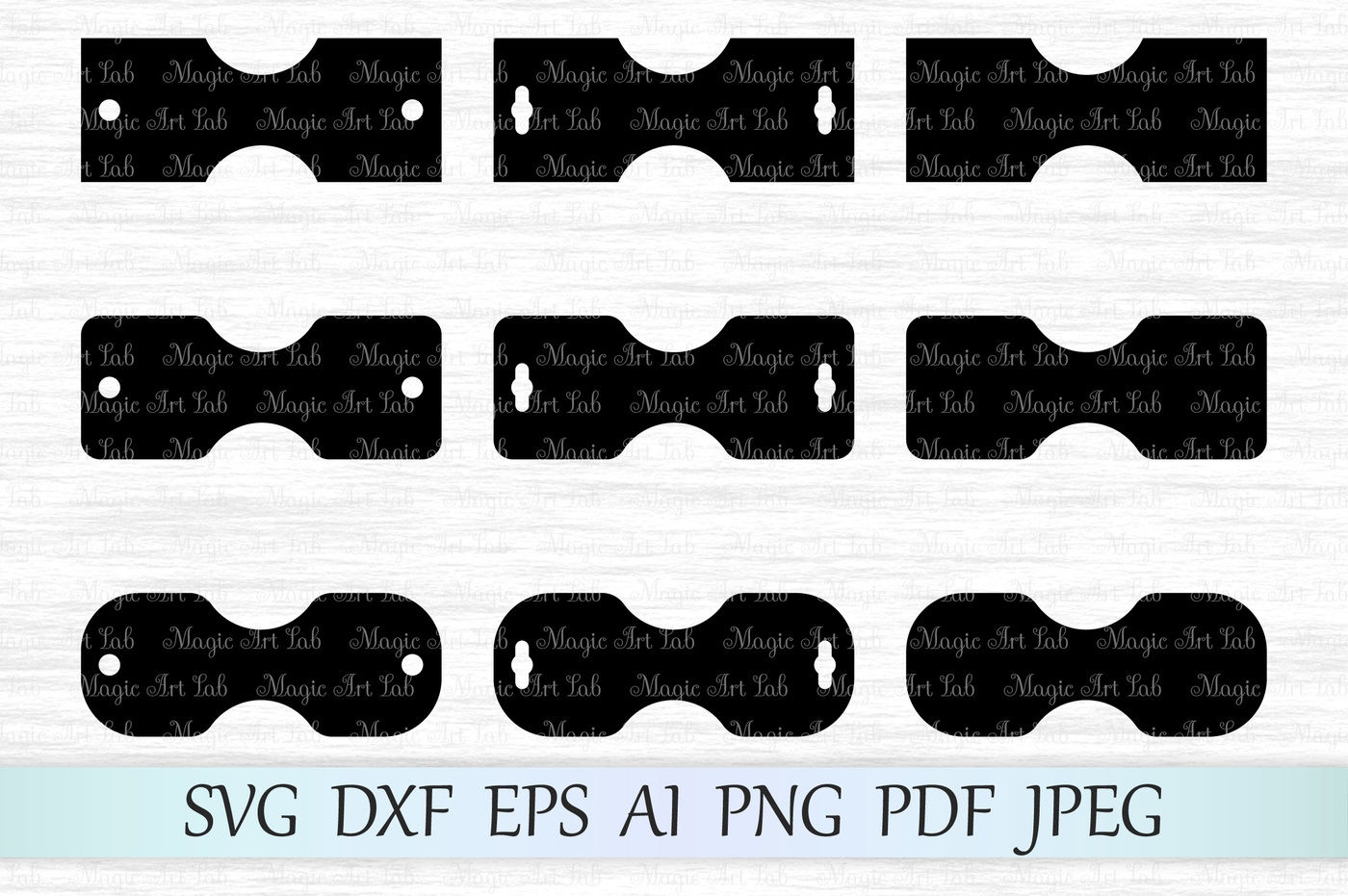 Necklace Display Cards Svg Necklace Cards Template Svg Necklace Dxf By MagicArtLab TheHungryJPEG