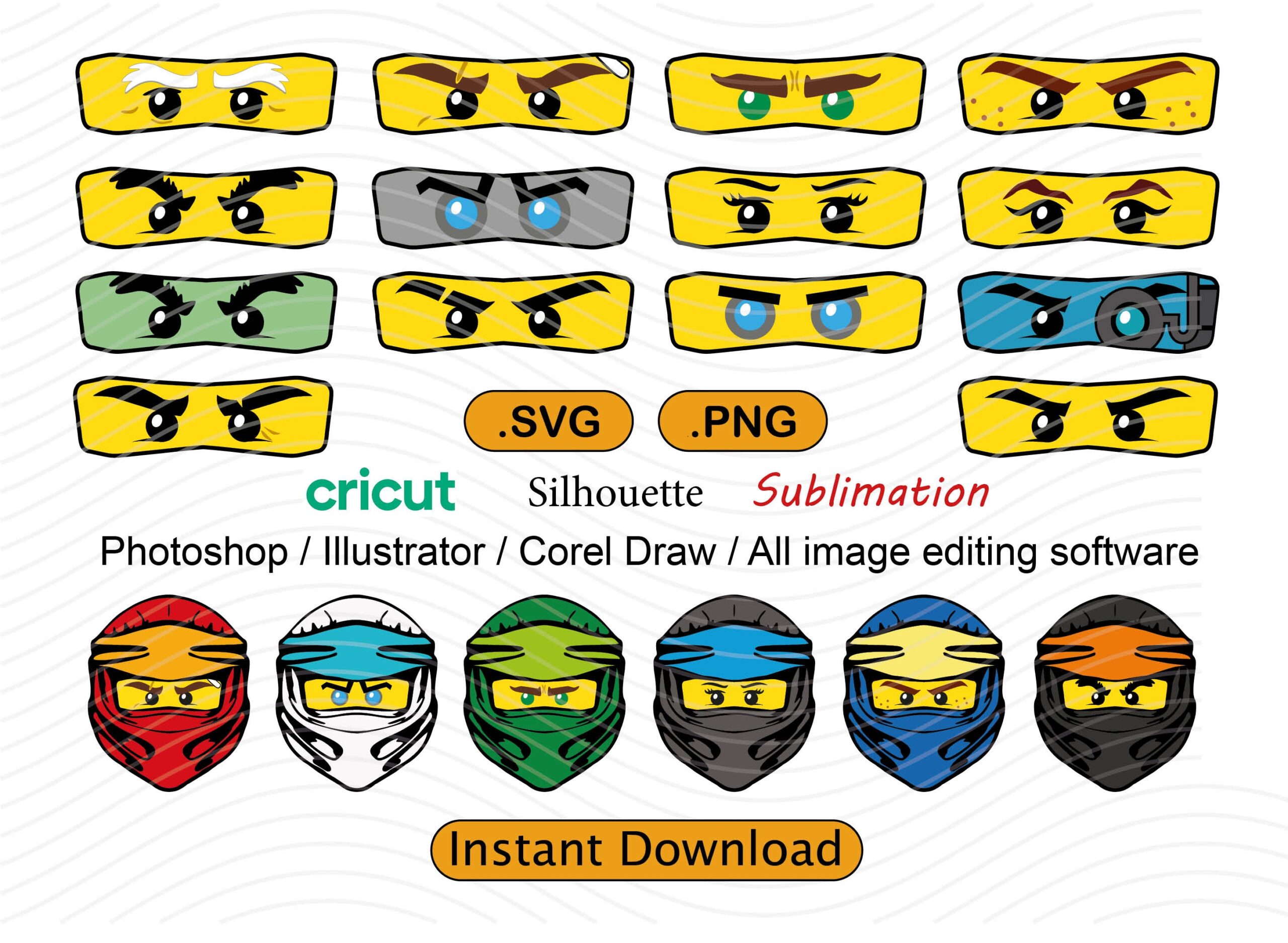 Ninjago Eyes Etsy Ninjago Eyes Etsy