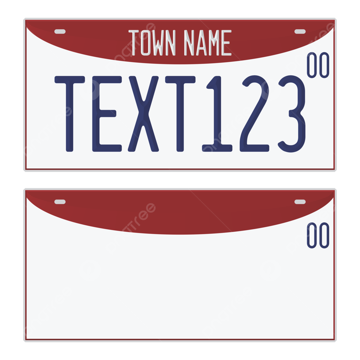 Free Printable Number Plate Template