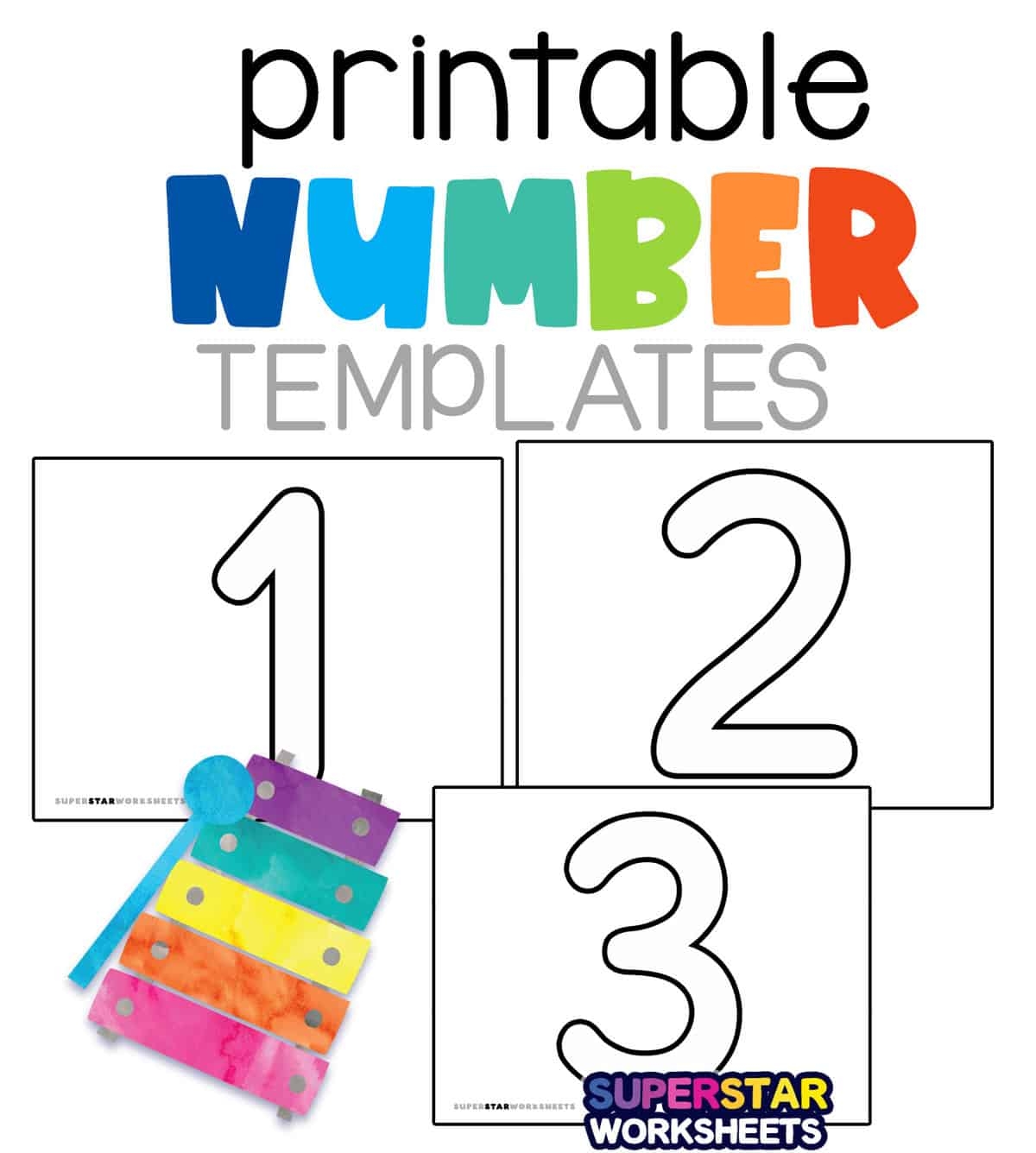 Free Printable Numbers And Letters Template
