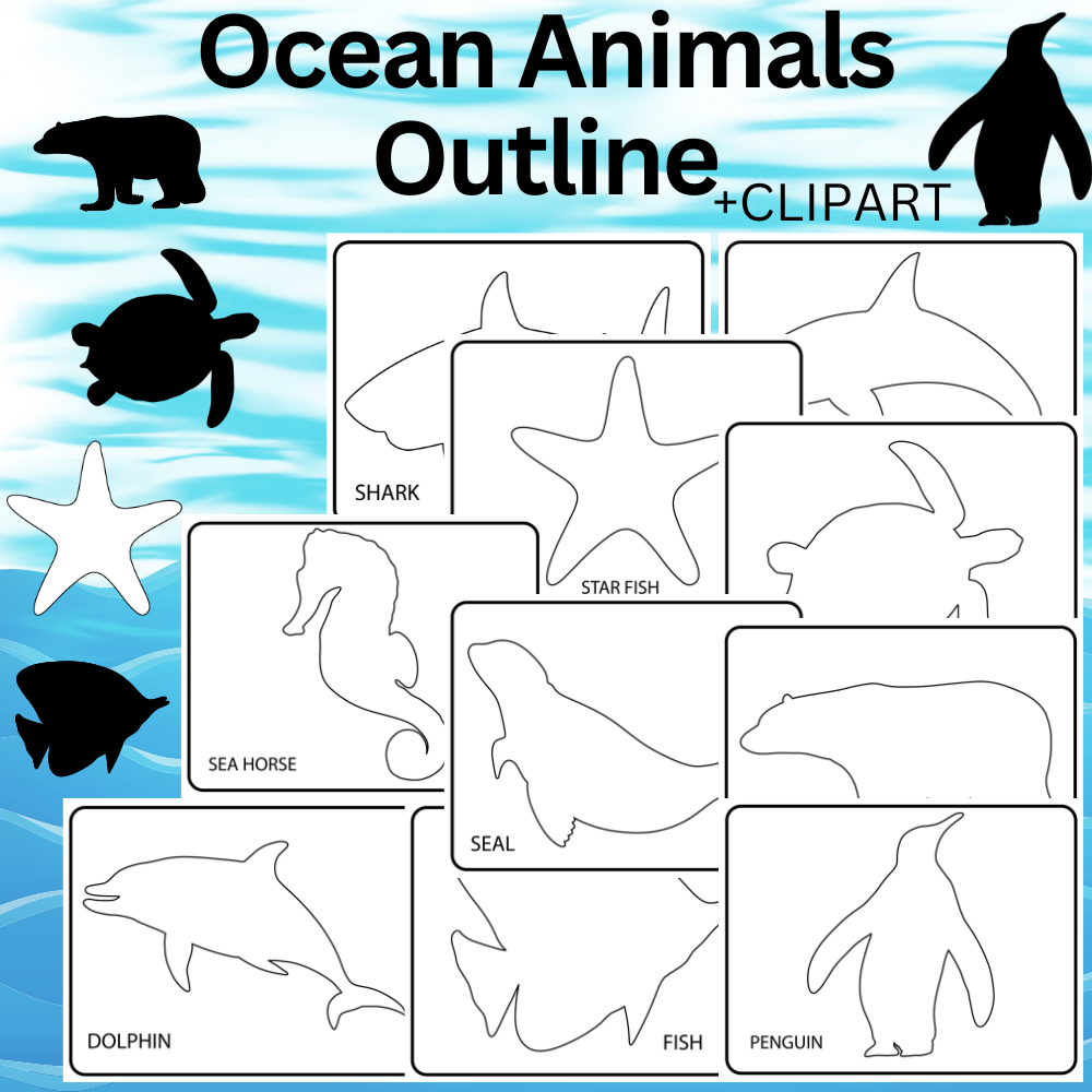 Free Printable Ocean Animal Templates