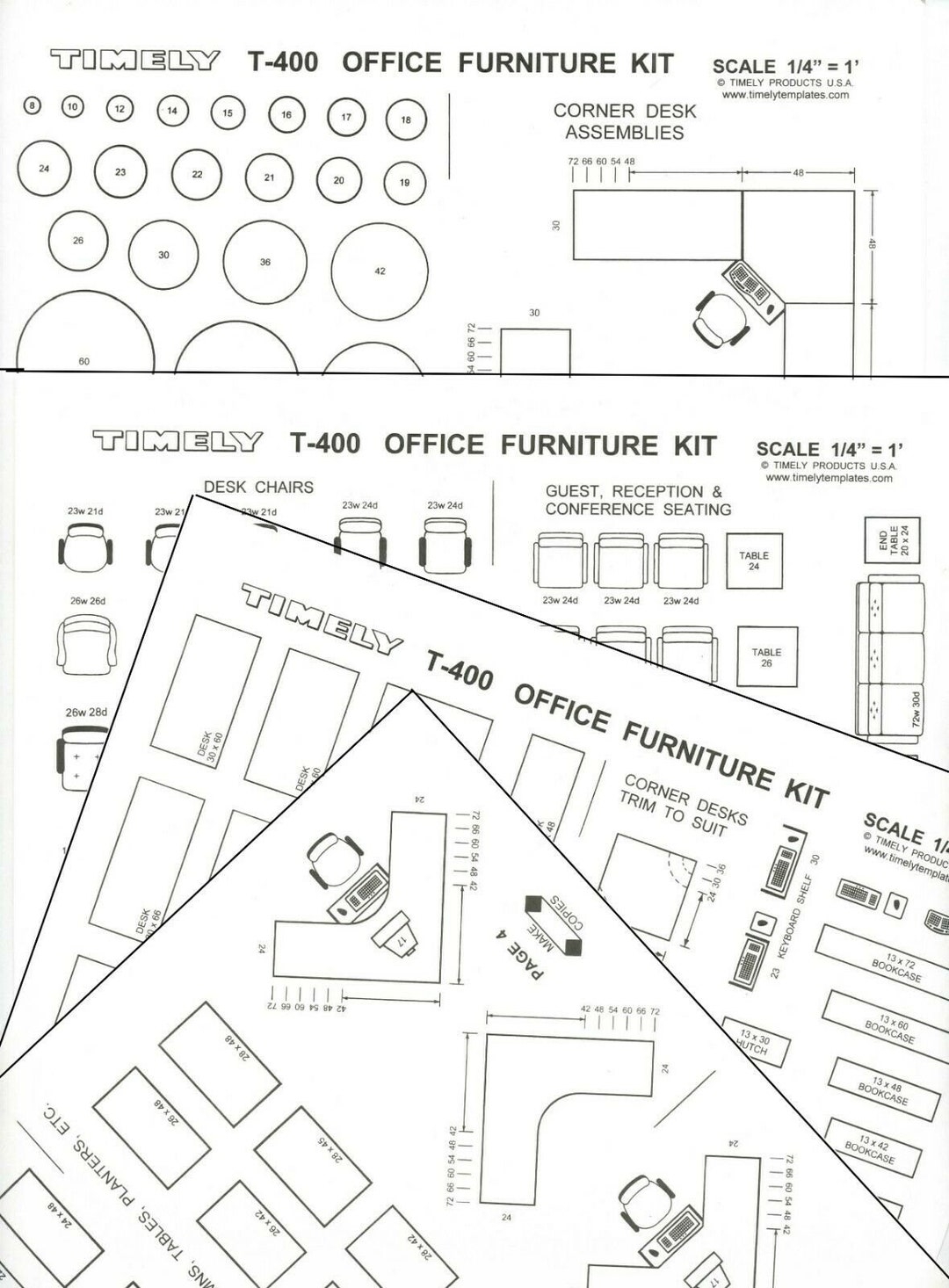 Office Furniture Arrangement Layout Kit 1 4