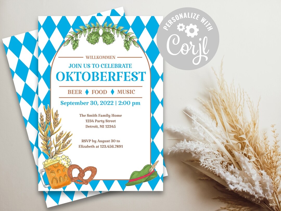 Oktoberfest Party Invitation Oktoberfest Theme Invitation Invitation Template INSTANT Download Etsy Oktoberfest Party Invitation Oktoberfest Theme Invitation Invitation Template INSTANT Download Etsy