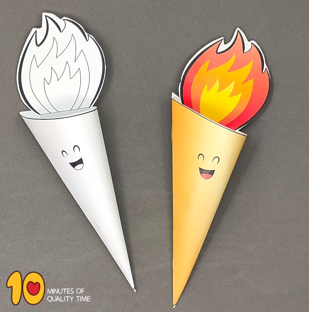 Olympic Torch Craft 10 Minutes Of Quality Time
