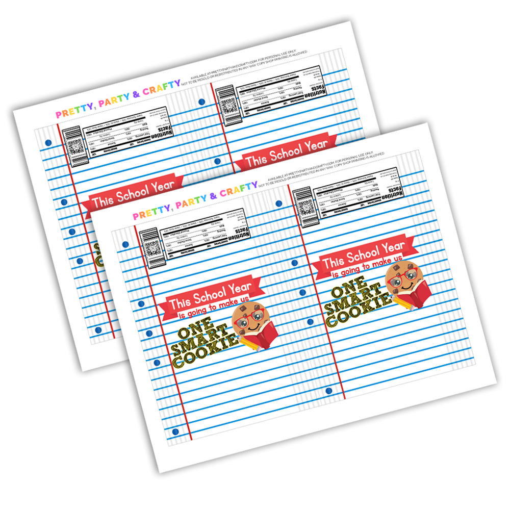 One Smart Cookie Free Printable Pretty Party U0026 Crafty