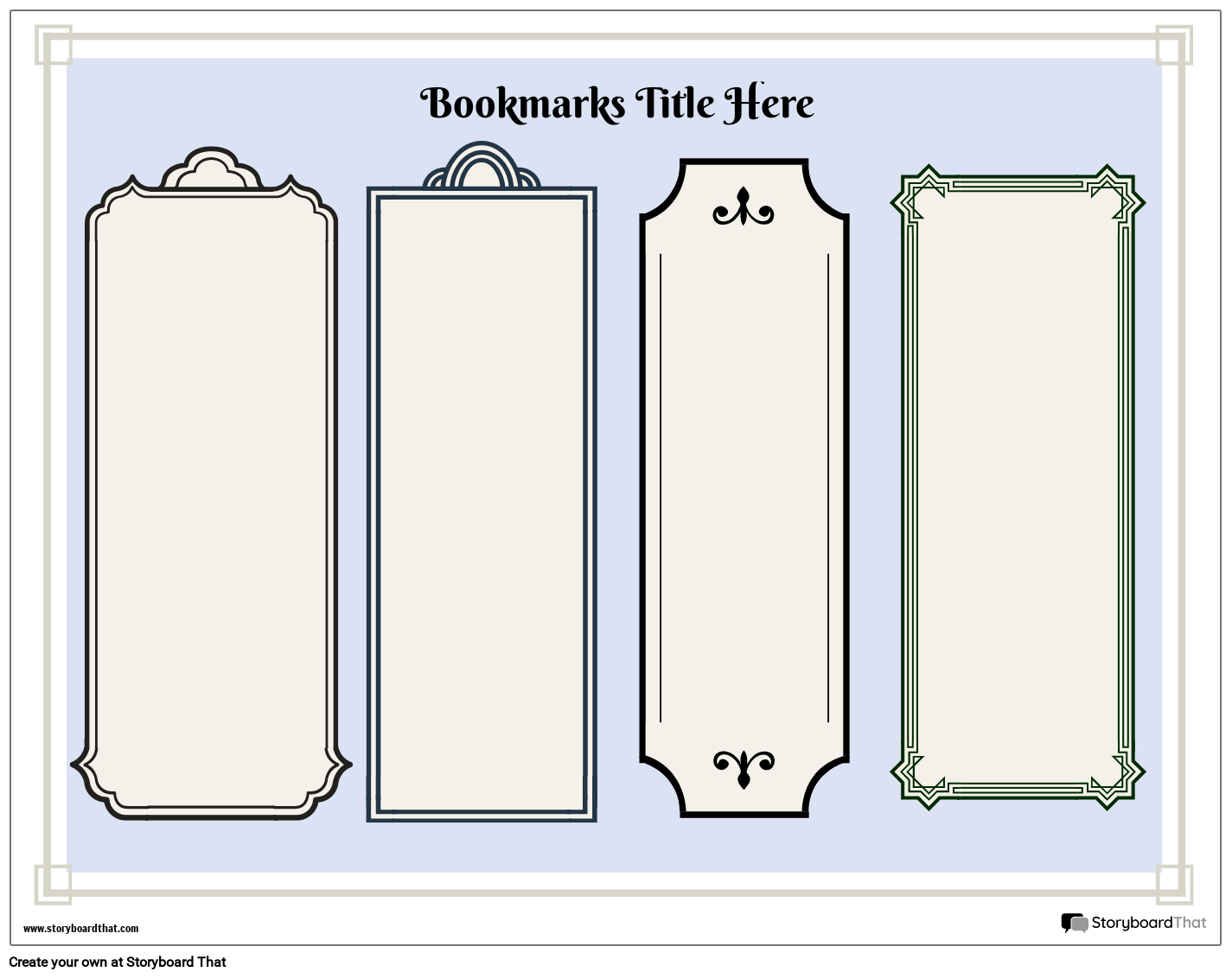 Online Bookmark Maker Create Free Designs U0026 Templates Online Bookmark Maker Create Free Designs U0026 Templates