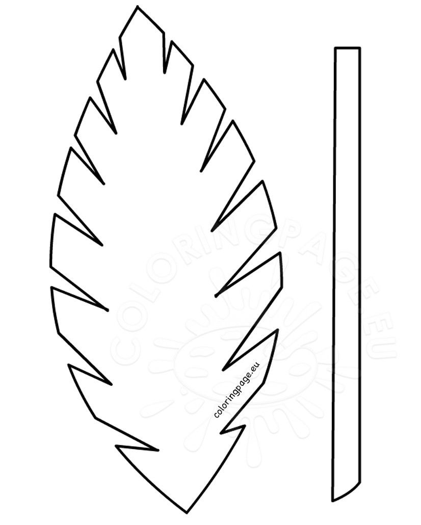 Free Printable Palm Leaf Templates