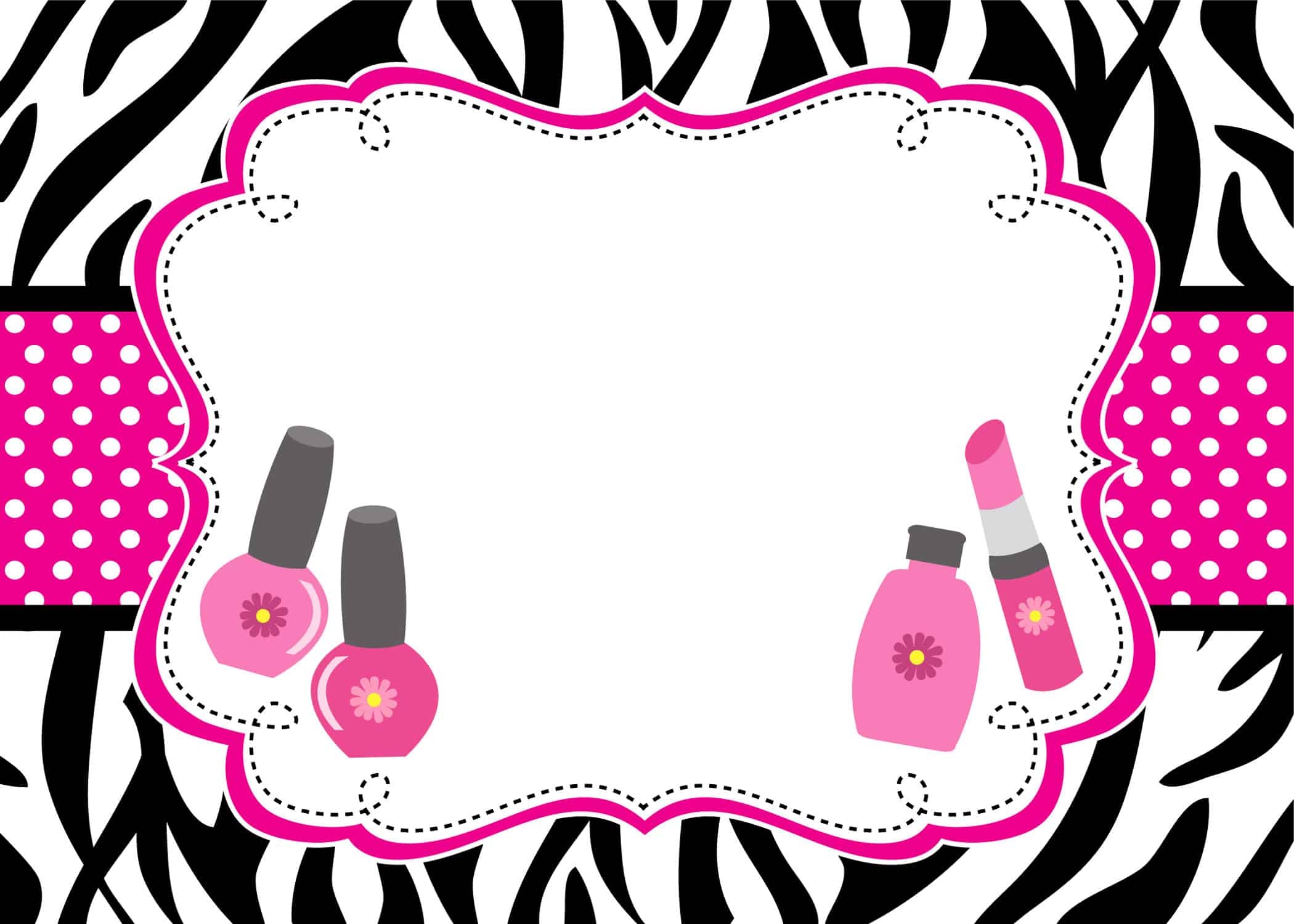 Pamper Party Invitations Free Durban