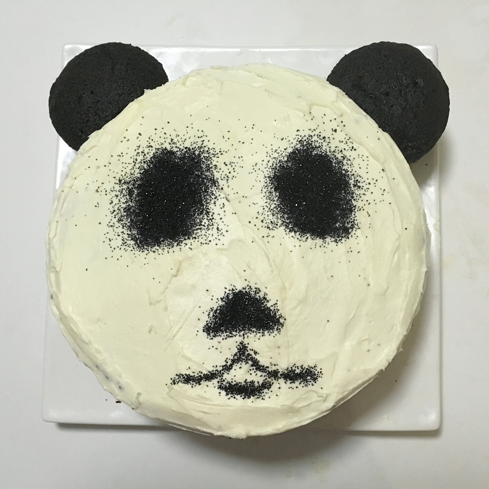 Panda Cake Stencil Panda Cake Stencil