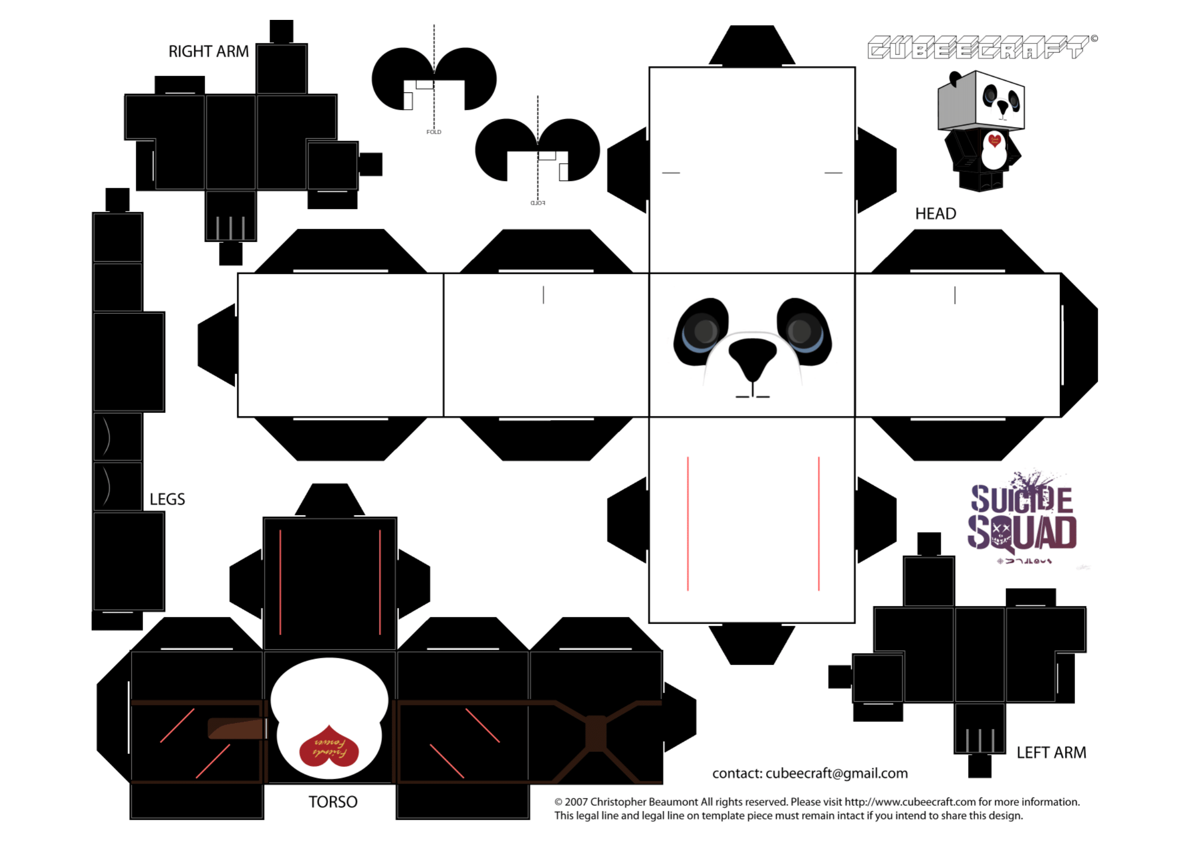 Free Printable Panda Craft Template Free Printable Panda Craft Template