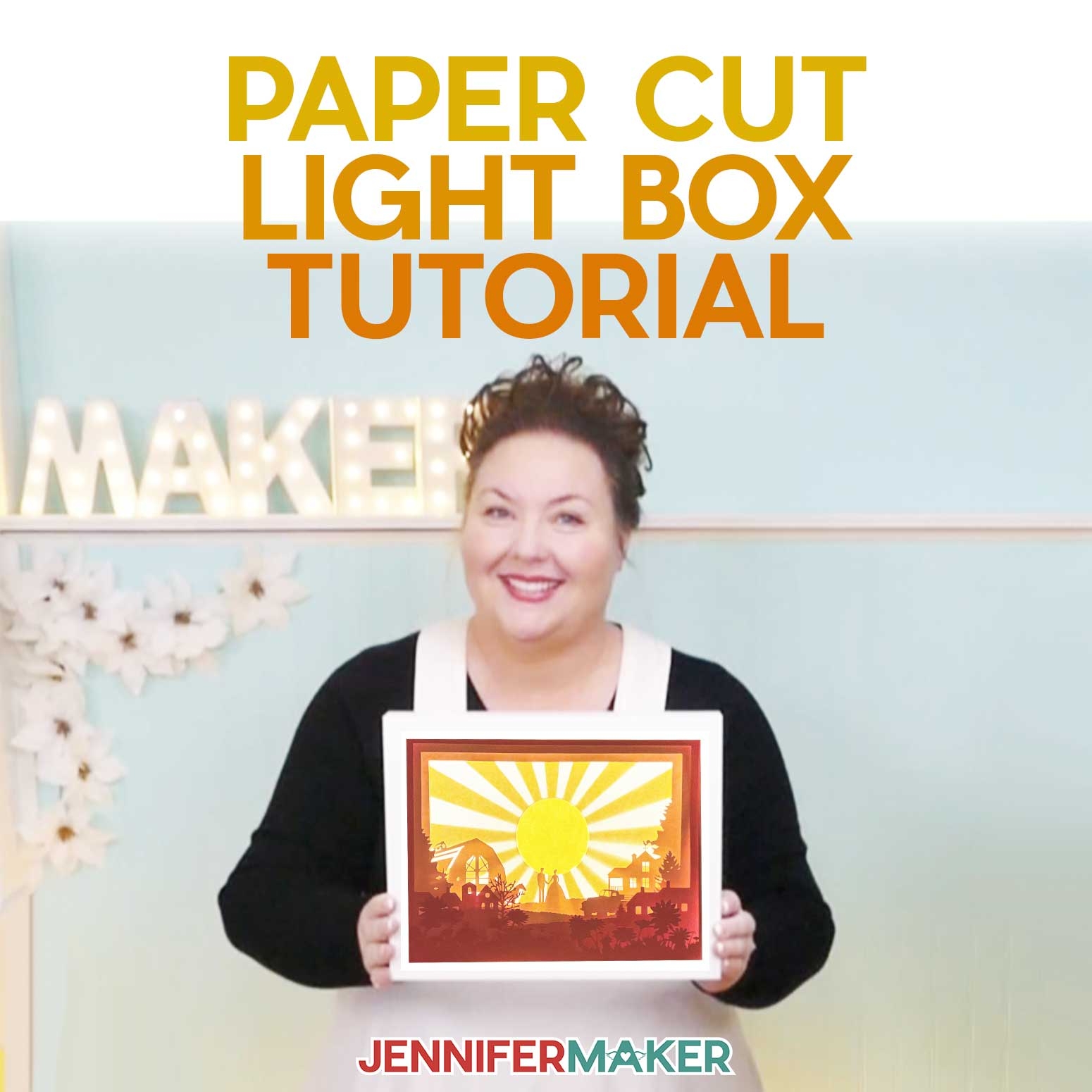 Free Printable Papercut Lightbox Template