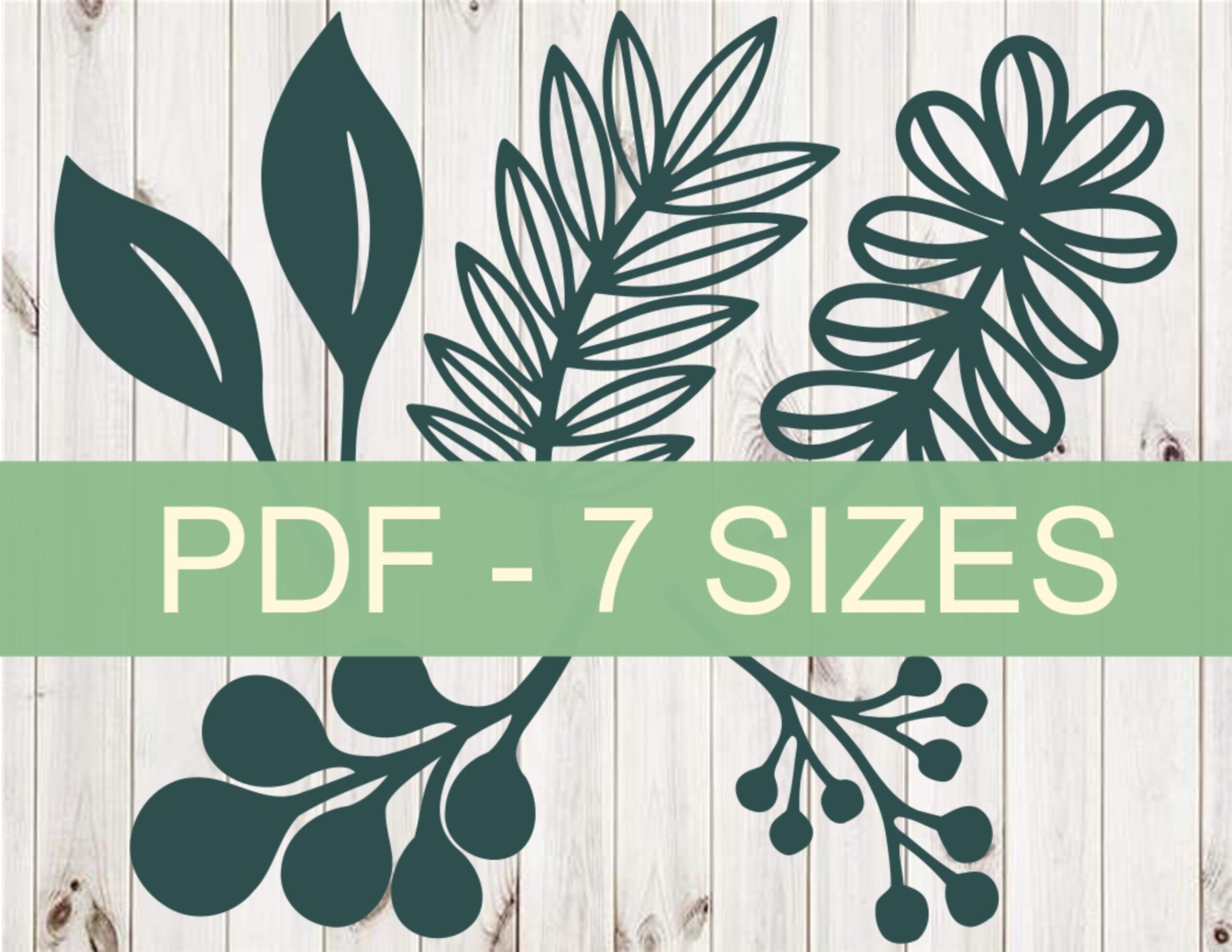 Free Printable Paper Flower Leaf Templates