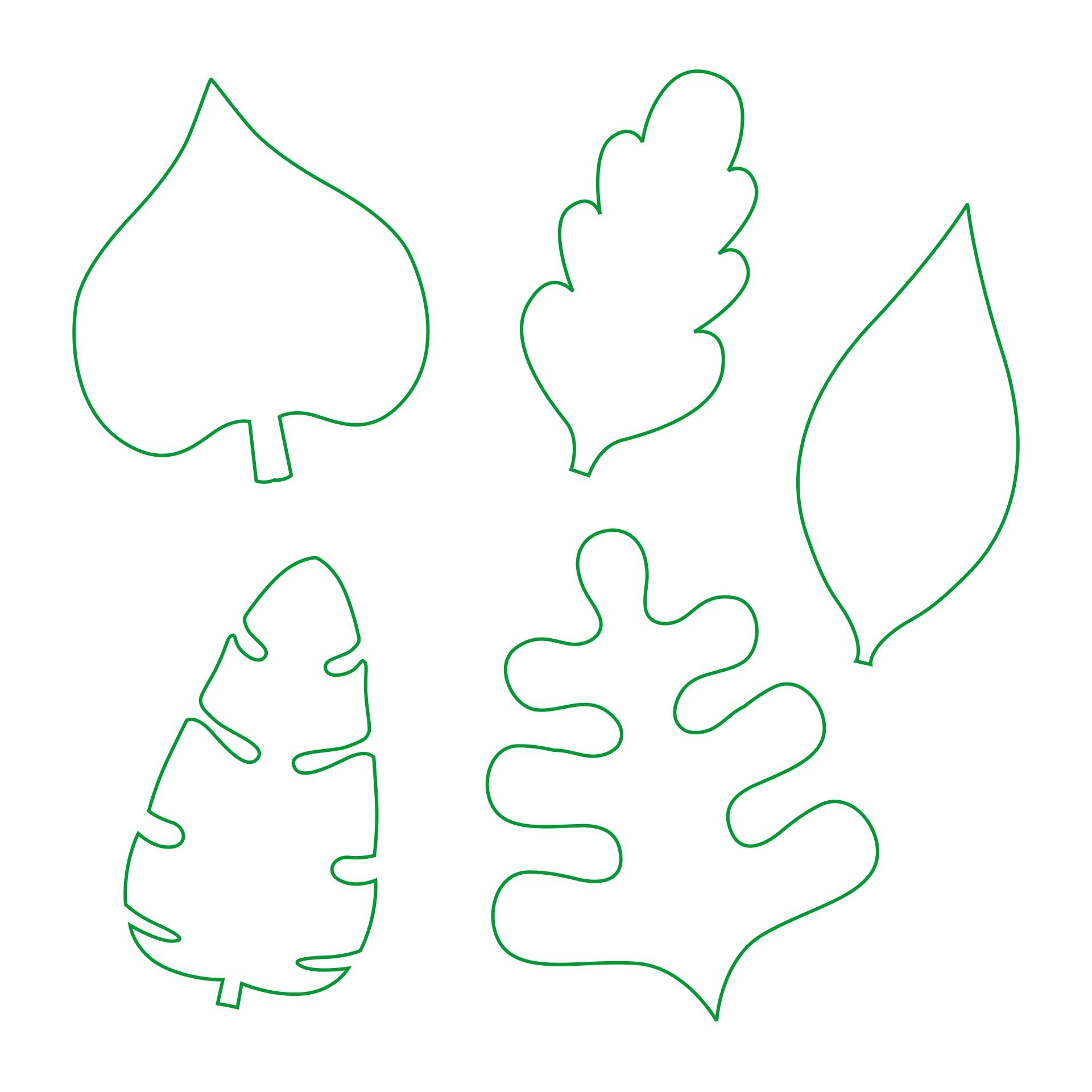 Free Printable Paper Flowers Leaves Template